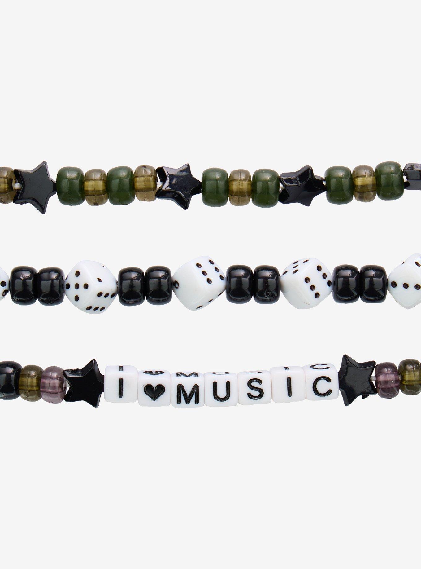 Social Collision Music Dice Bead Bracelet Set, , alternate - view 3