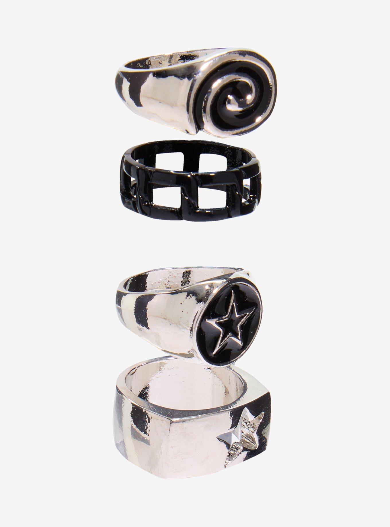 Social Collision Spiral Star Guys Ring Set, , alternate - view 3