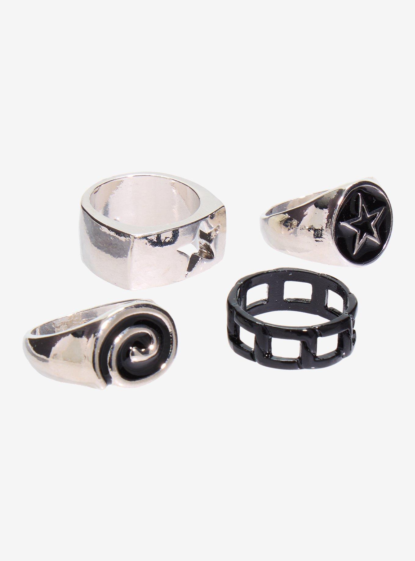 Social Collision Spiral Star Guys Ring Set, , alternate - view 4