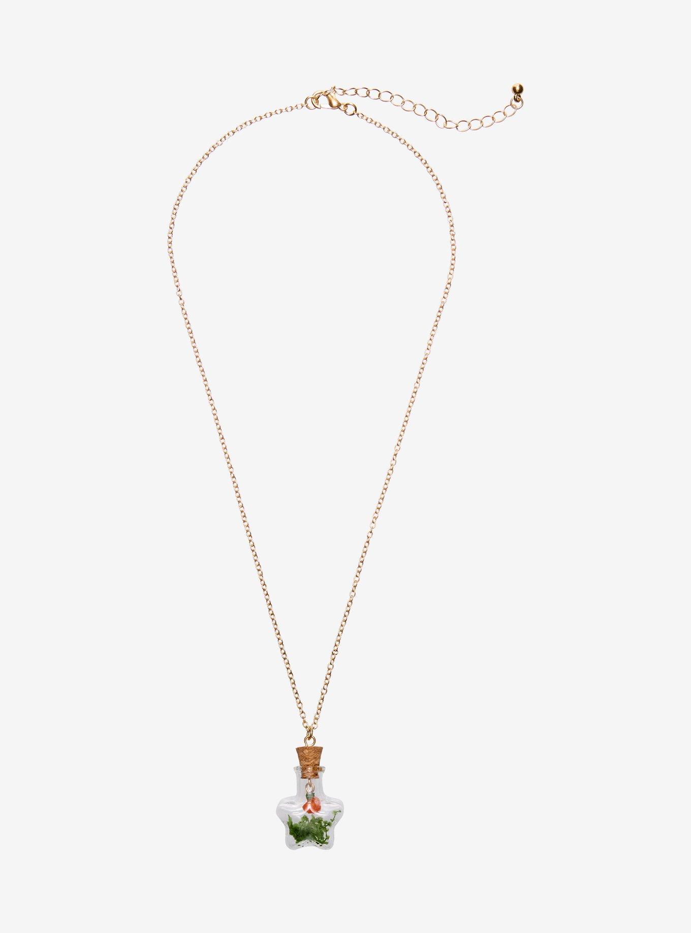 Thorn & Fable Pumpkin Jar Necklace, , hi-res