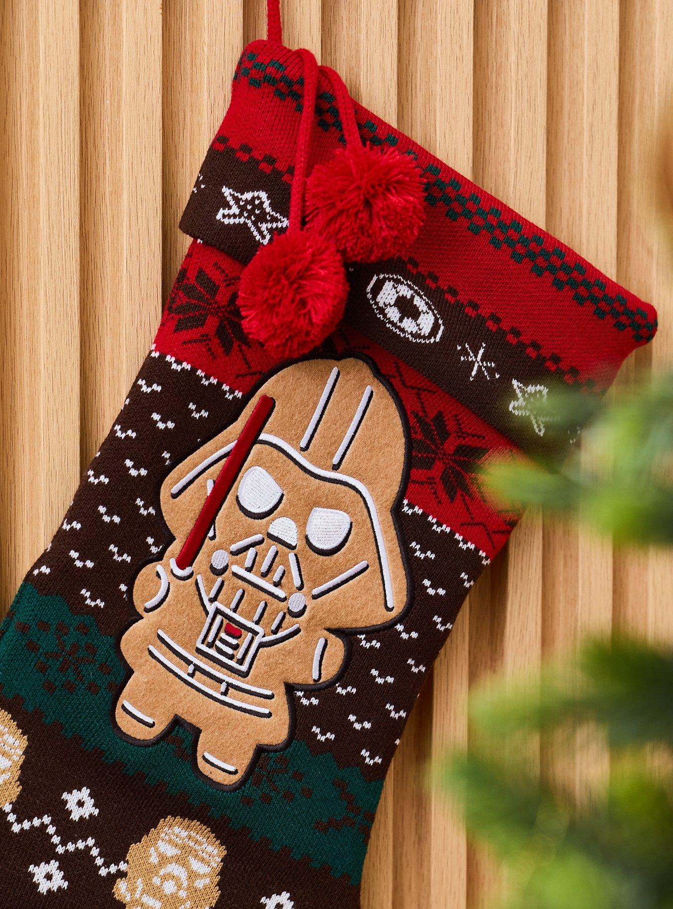 Star Wars Gingerbread Darth Vader Knit Stocking - BoxLunch Exclusive