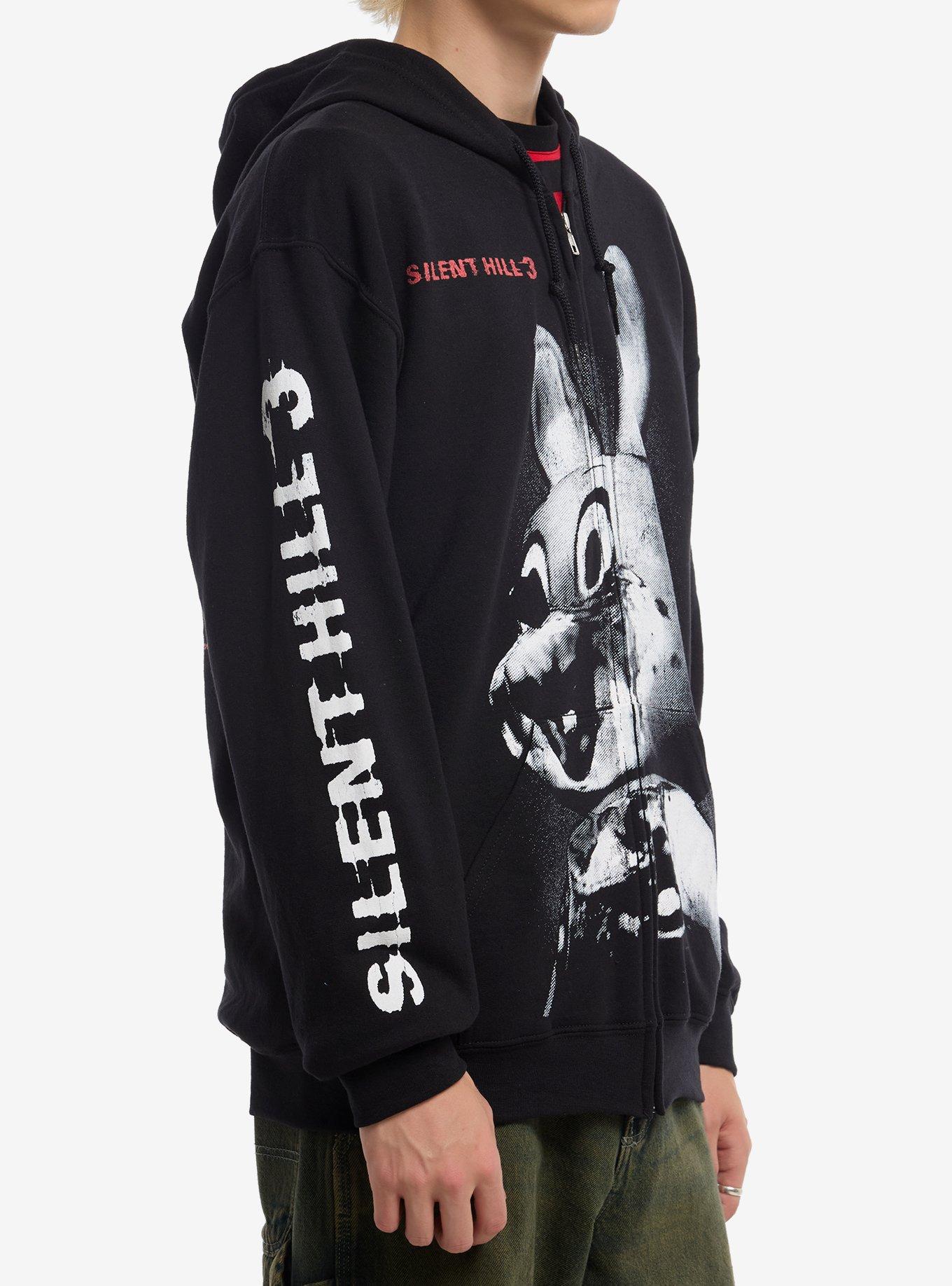 Silent Hill 3 Robbie The Rabbit Hoodie, BLACK, alternate - view 4