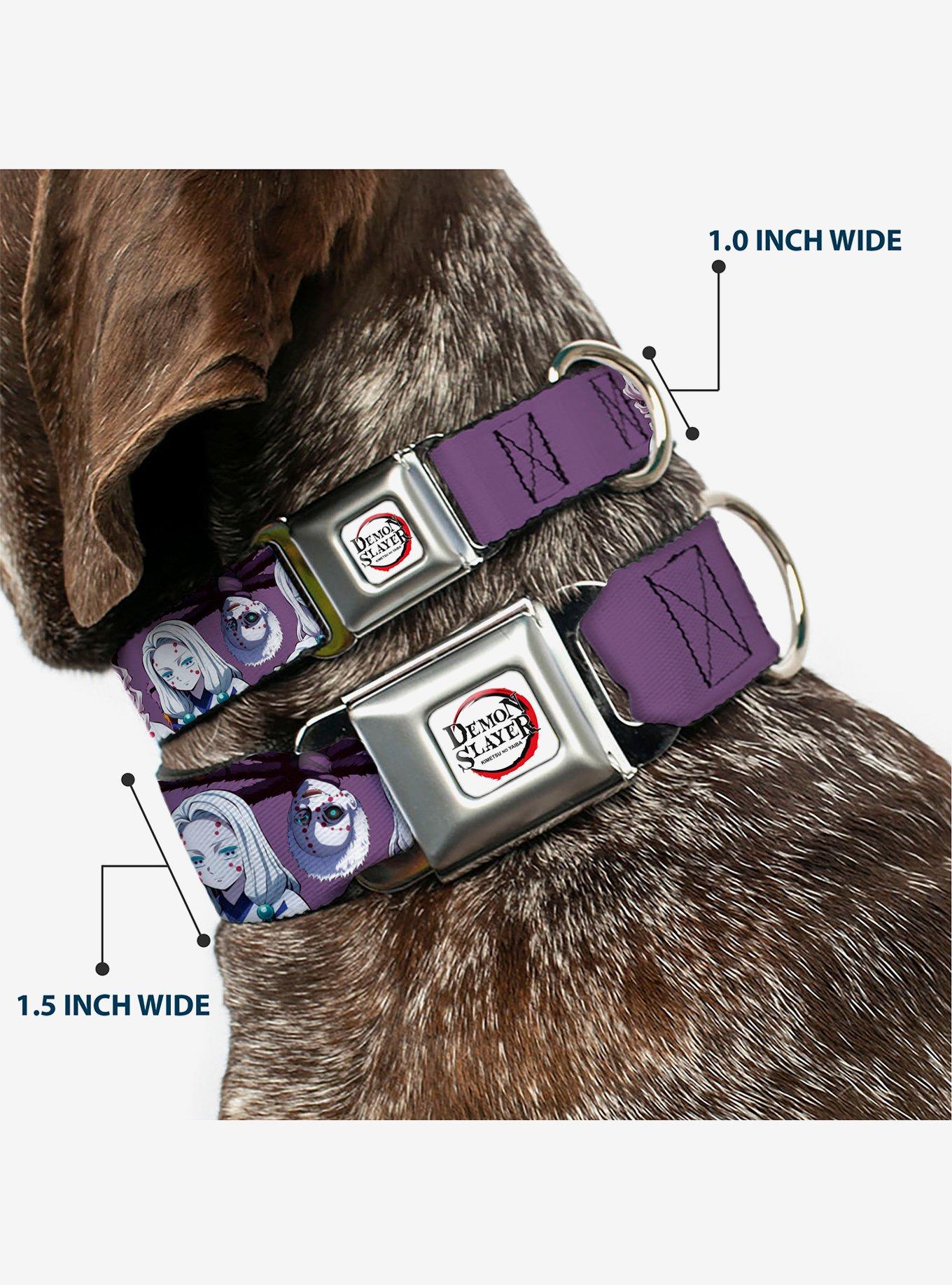 Demon Slayer The Spider Family Poses Seatbelt Buckle Dog Collar, , hi-res