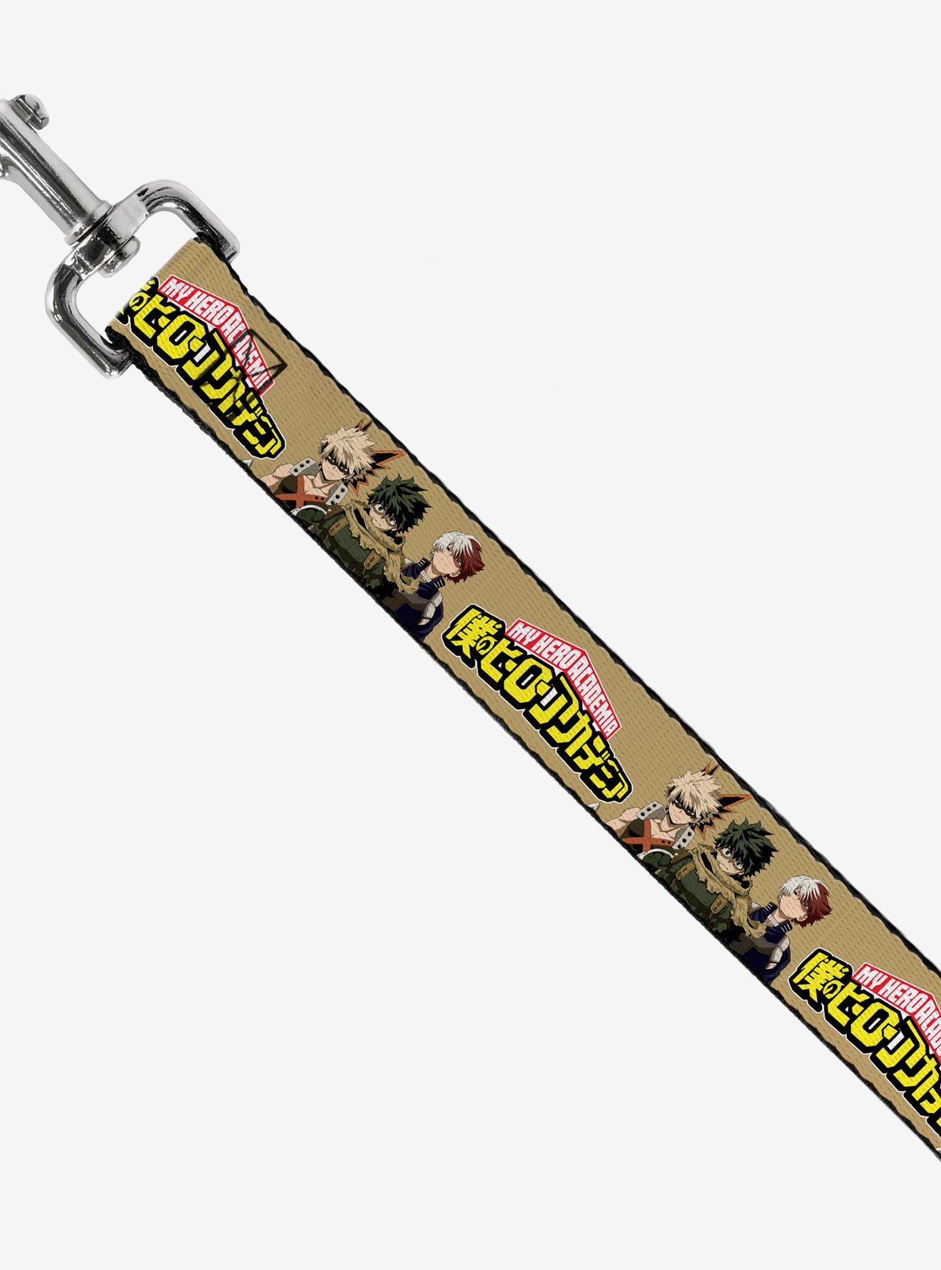 My Hero Academia Character Trio Pose & Title Dog Leash Tan, , hi-res