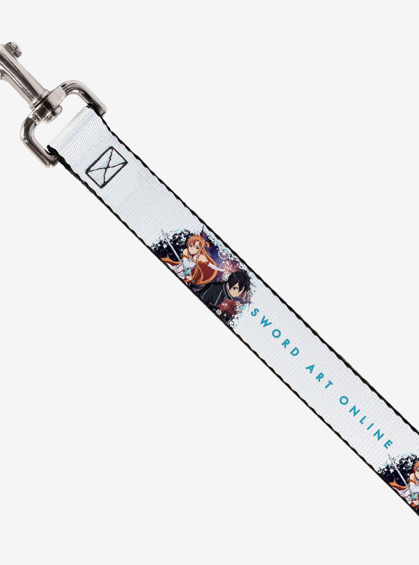 Sword Art Online Asuna & Kirito Action Pose & Logo Dog Leash, , hi-res