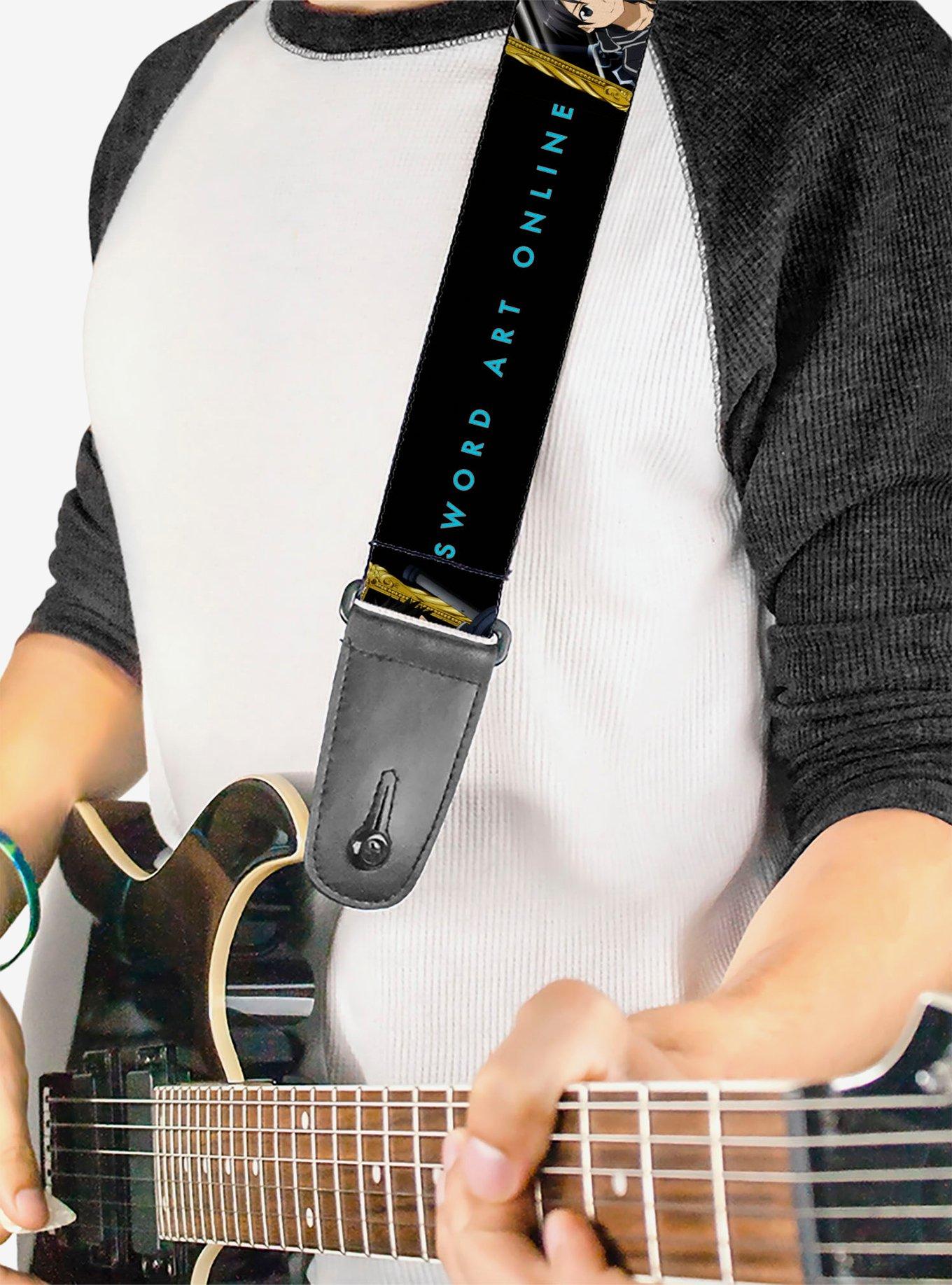 Sword Art Online Kirito Reflection Poses & Title Guitar Strap, , hi-res