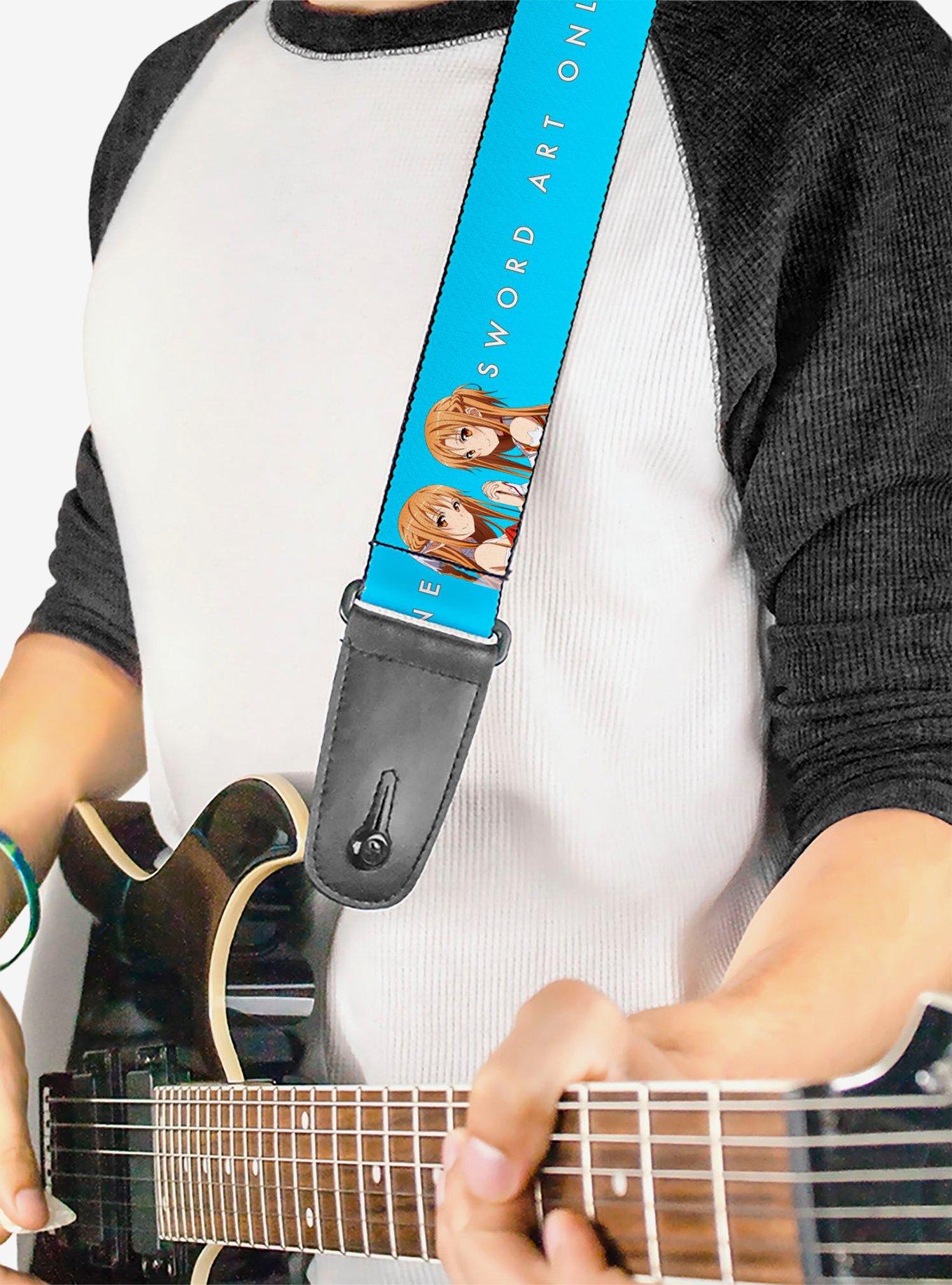 Sword Art Online Asuna Comic Cover Pose & Logo Guitar Strap, , hi-res