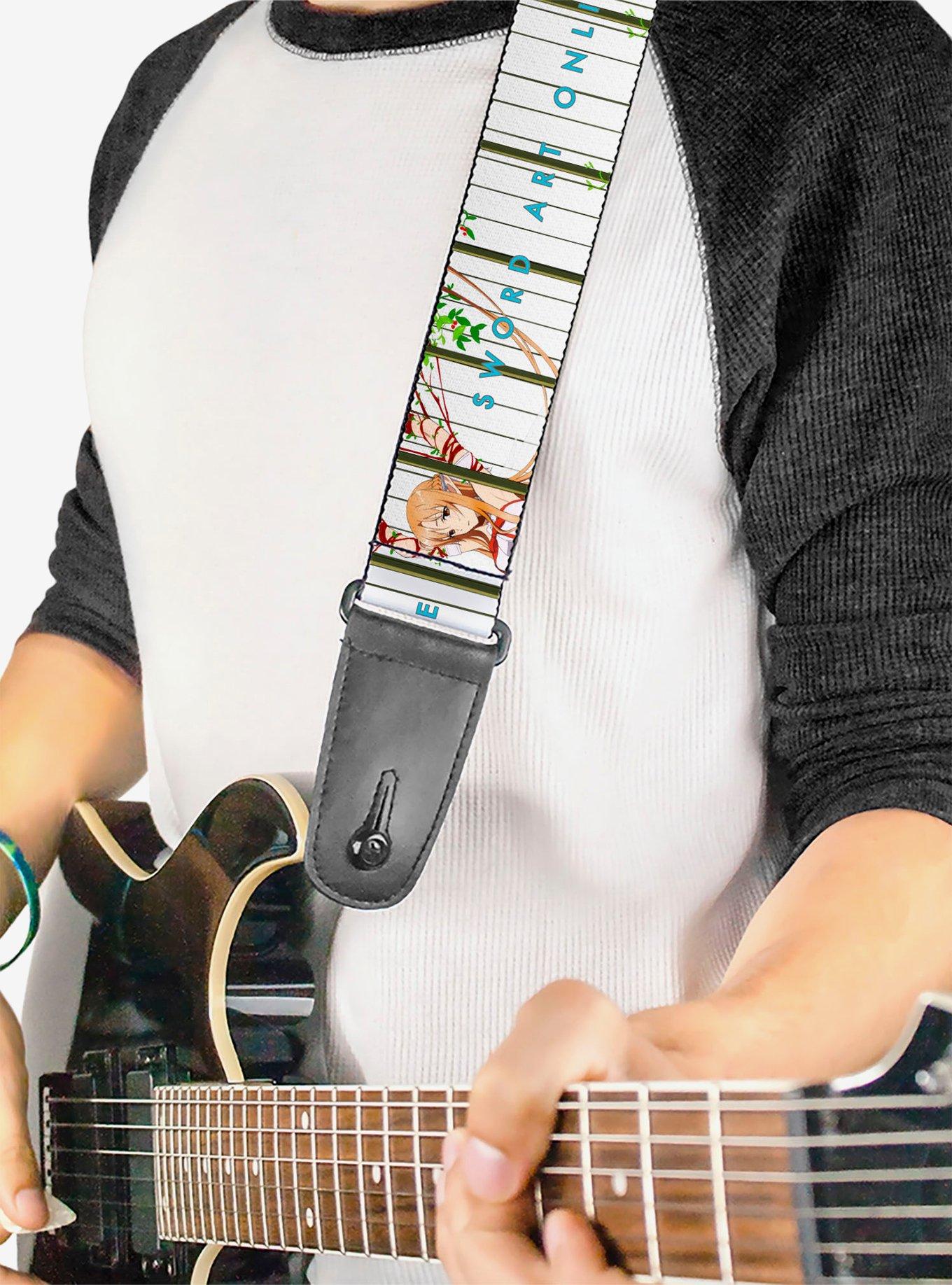Sword Art Online Asuna Cage Trap Pose & Title Guitar Strap, , hi-res
