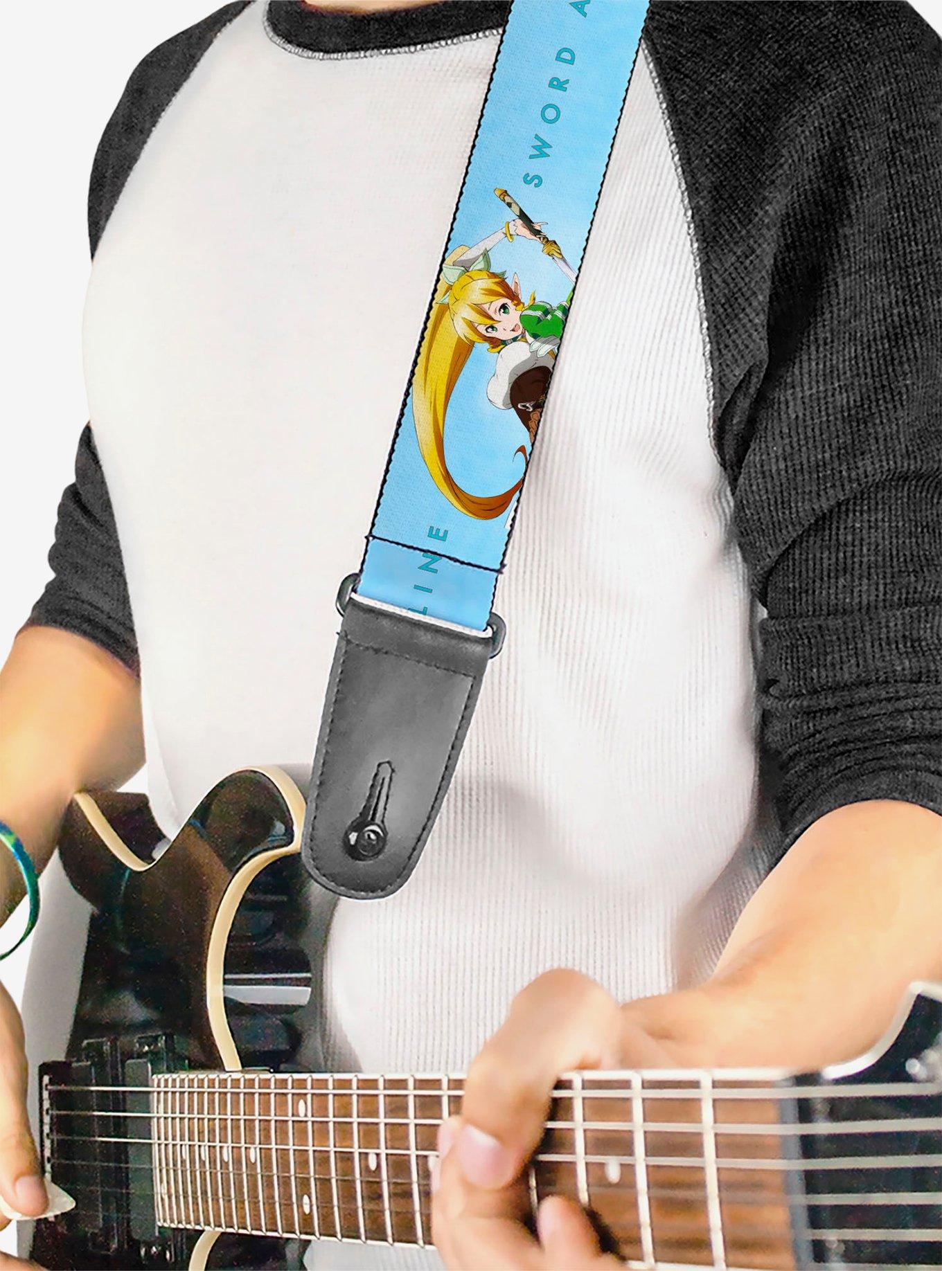 Sword Art Online Leafa Joyeuse Pose & Logo Guitar Strap, , hi-res