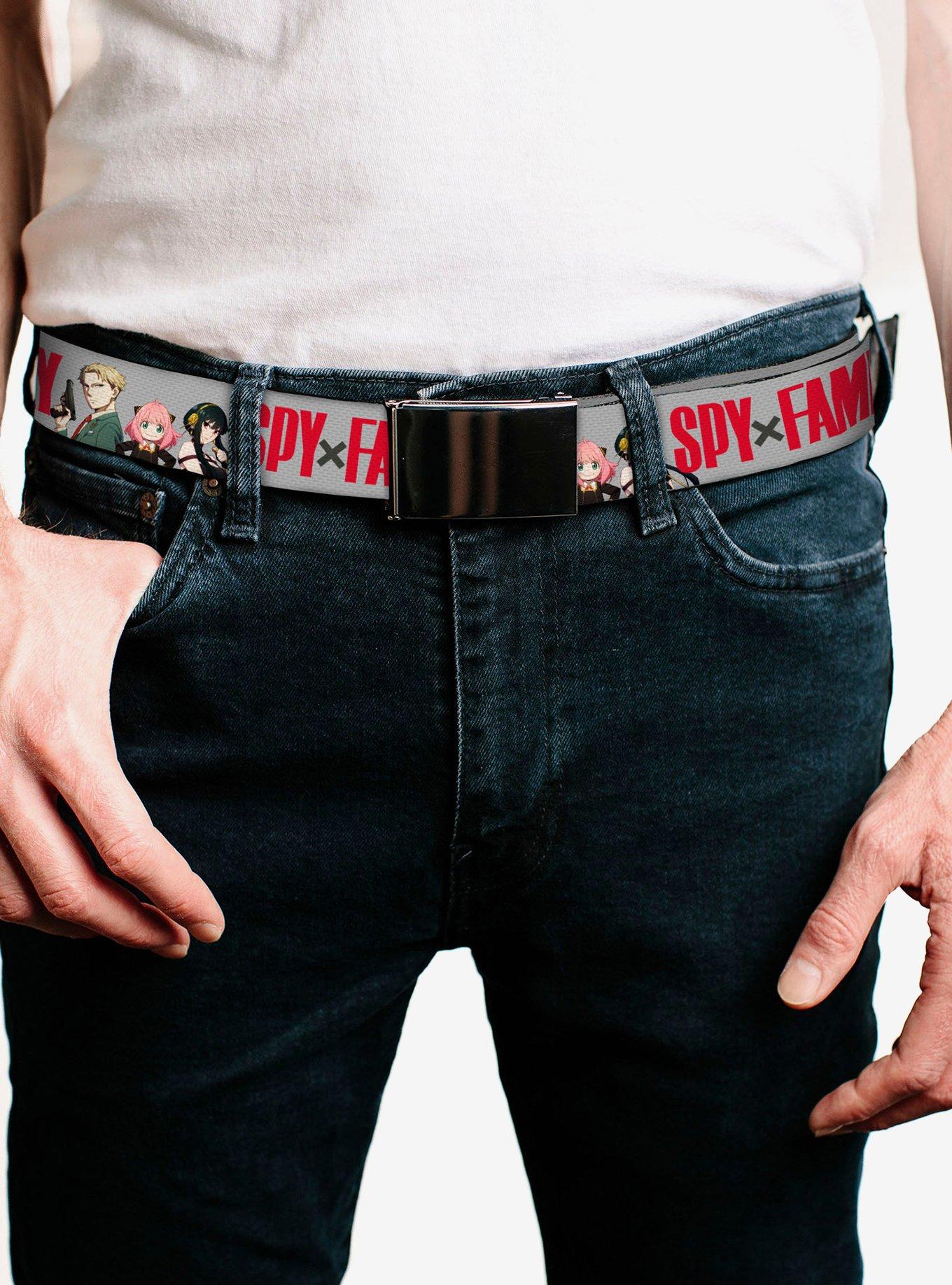 Spy x Family Forger Family Group Pose & Title Clamp Buckle Belt, , hi-res