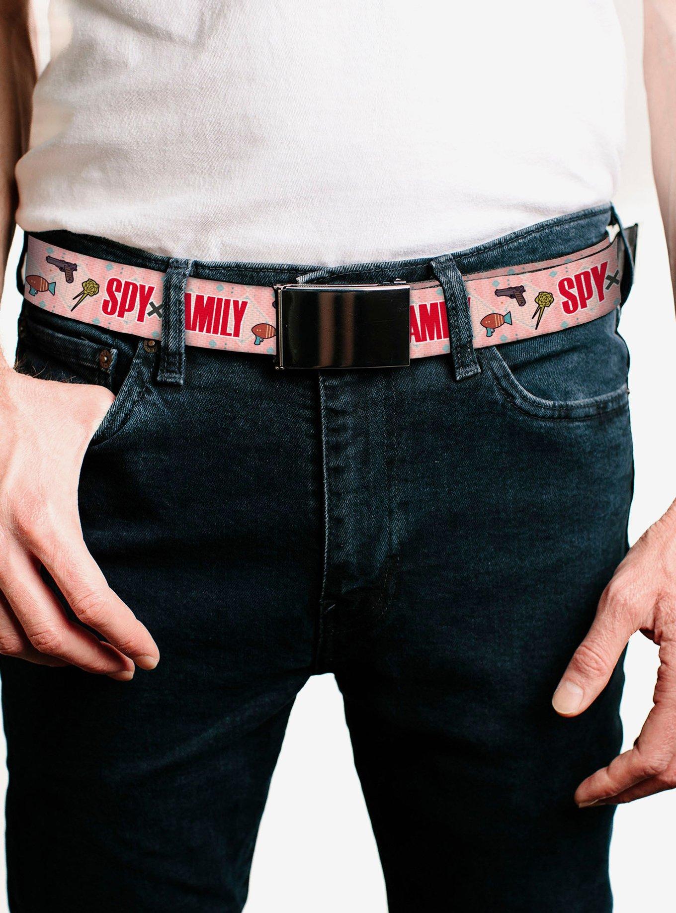 Spy x Family Icons & Title Clamp Buckle Belt, , hi-res
