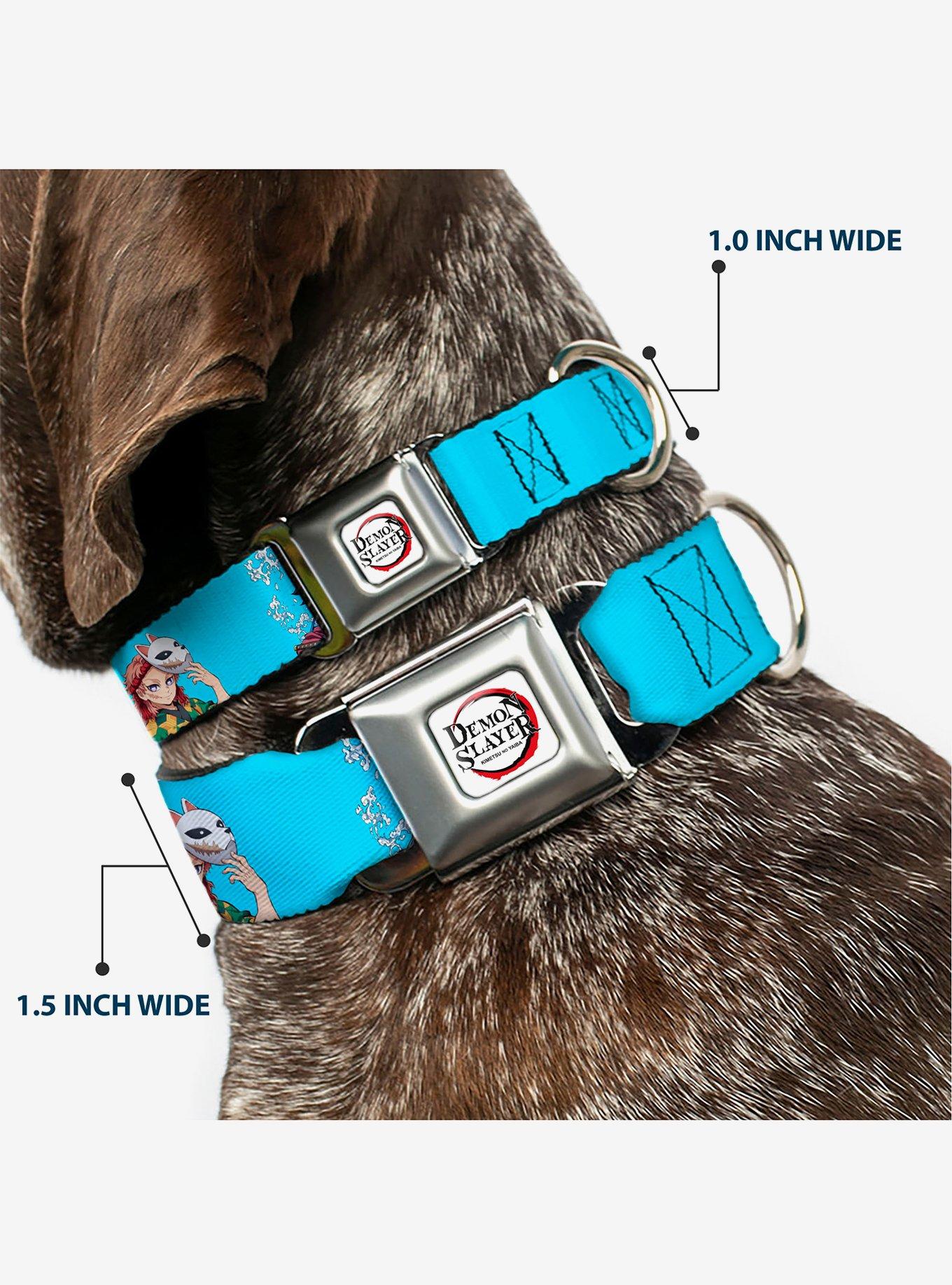 Demon Slayer Giyu & Sabito Warding Mask Pose Seatbelt Buckle Dog Collar, , hi-res