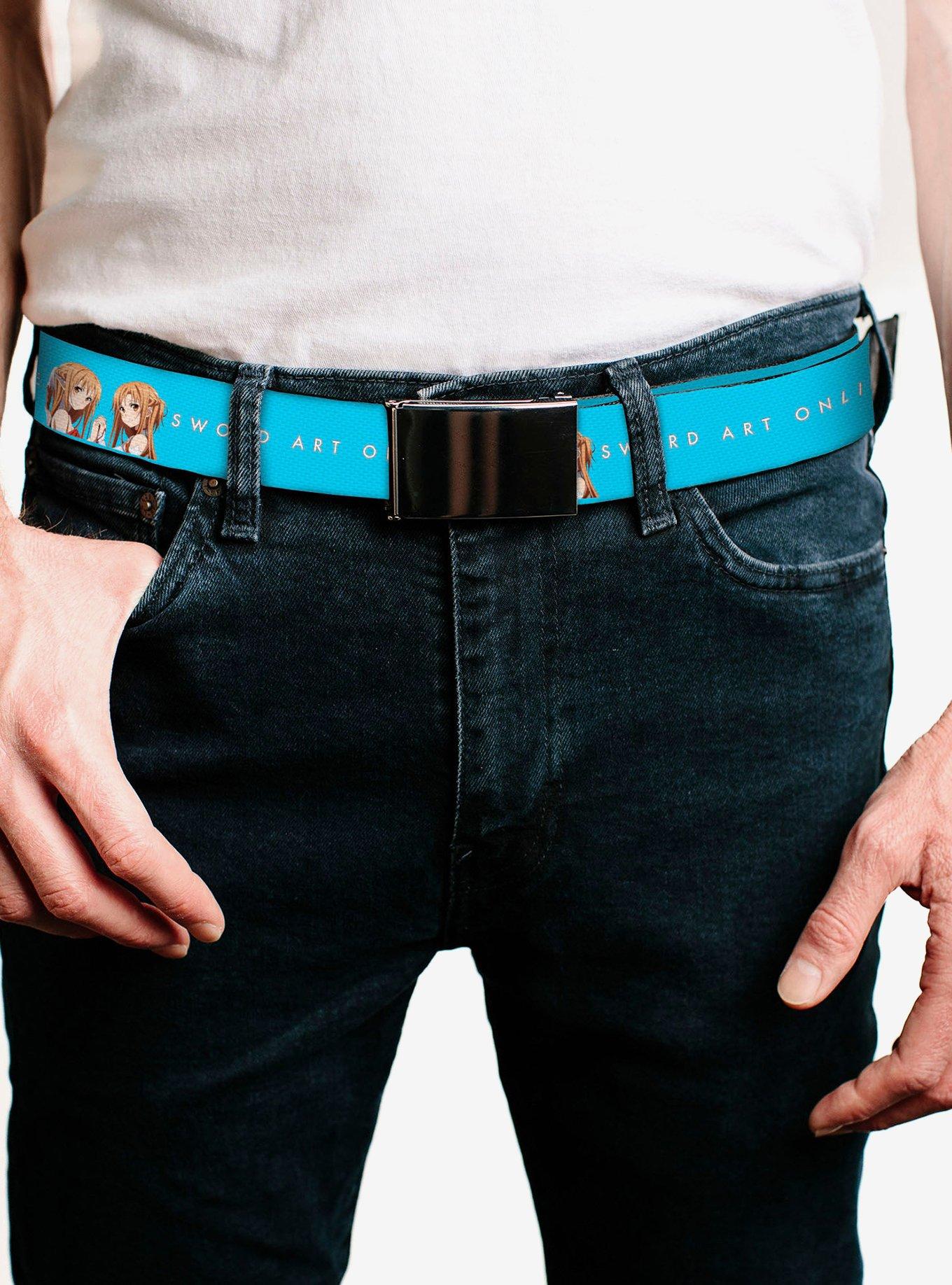 Sword Art Online Asuna Comic Cover Pose & Logo Clamp Buckle Belt, , hi-res