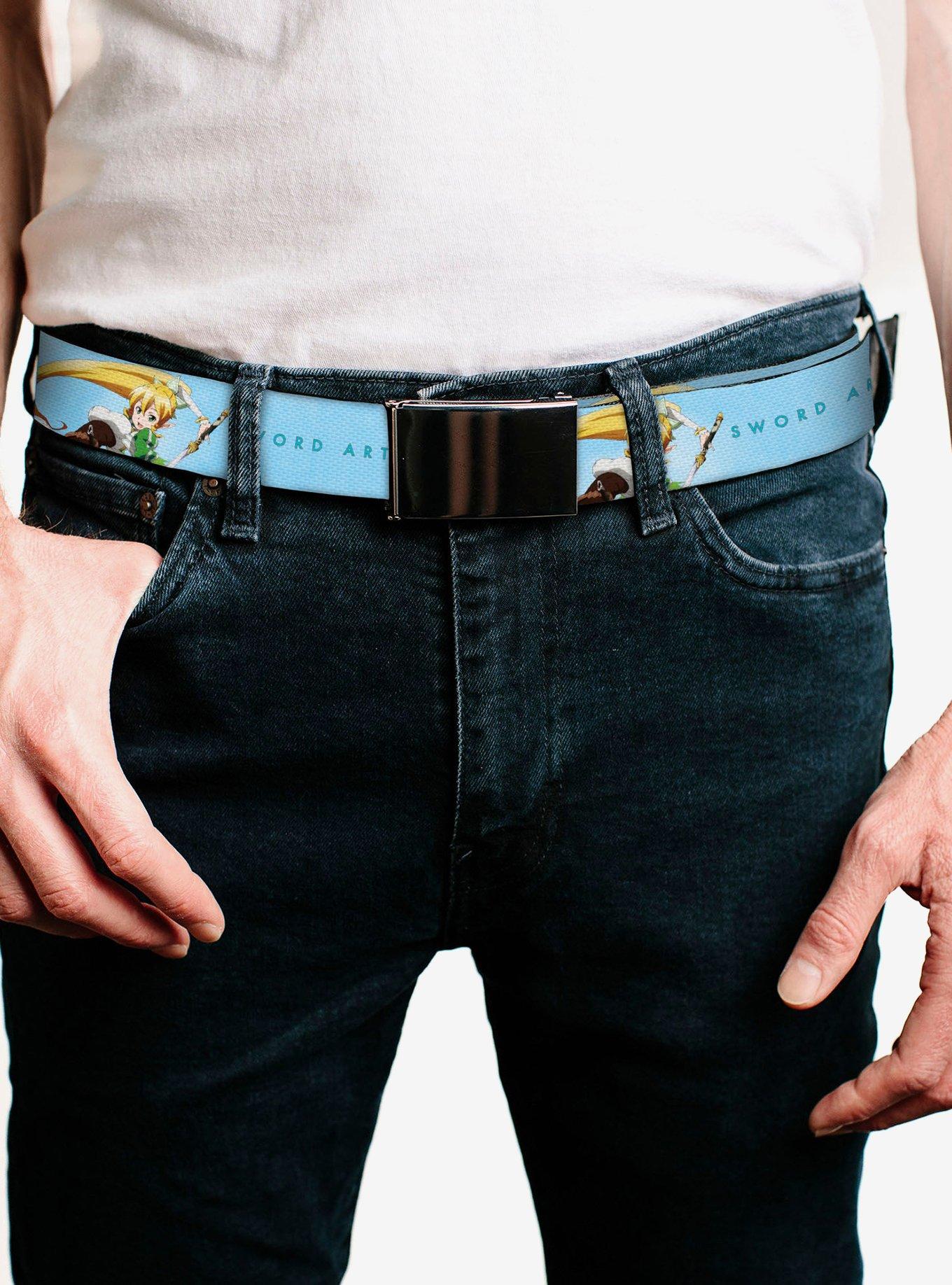 Sword Art Online Leafa Joyeuse Pose & Logo Clamp Buckle Belt, , hi-res