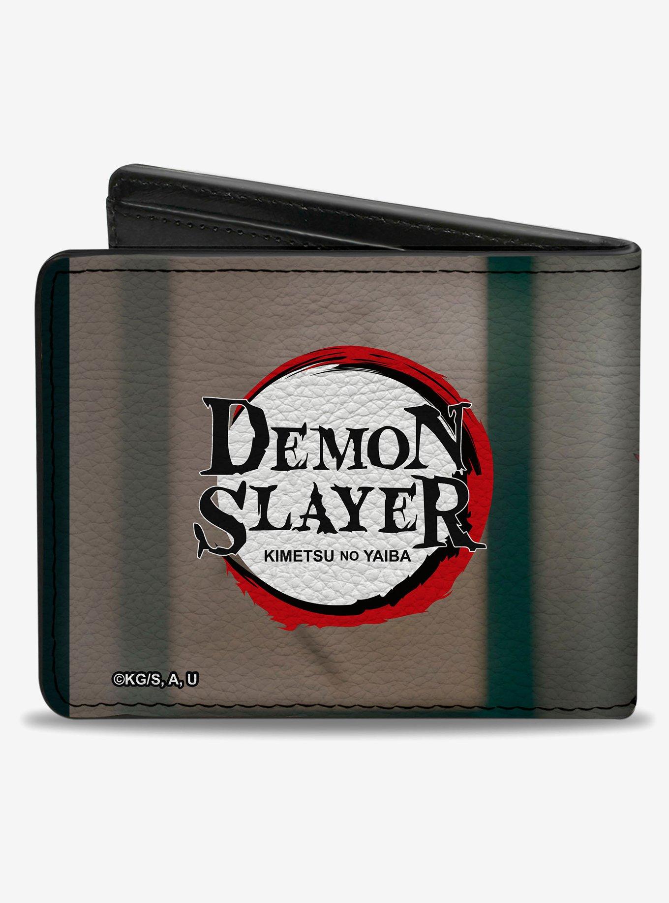 Demon Slayer Tanjiro Kamado Pose & Title Bifold Wallet, , hi-res