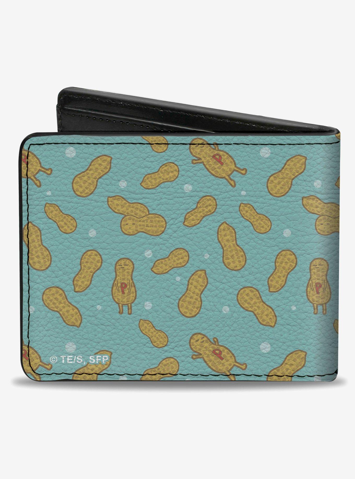 Spy x Family Anyas Peanuts Scattered & Logo Bifold Wallet, , hi-res