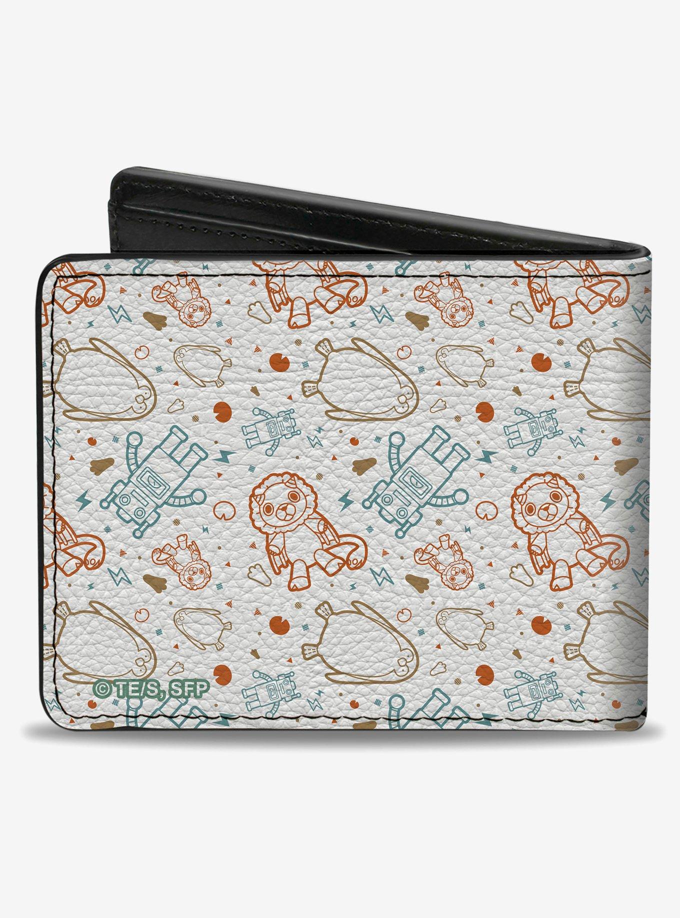 Spy x Family Anya Icons Scattered & Logo Bifold Wallet, , hi-res