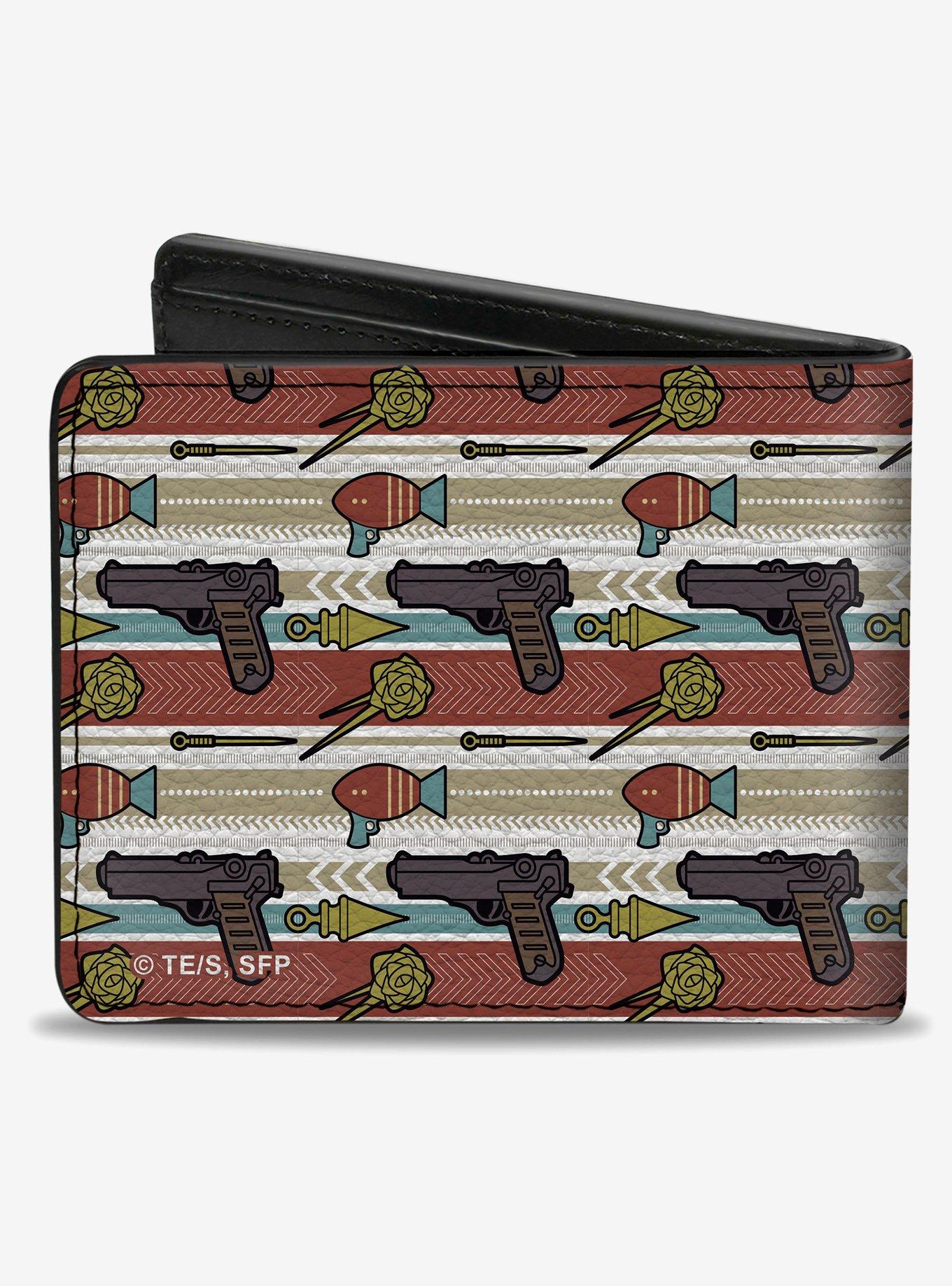 Spy x Family Weapons Stripe & Title Multi Bifold Wallet, , hi-res