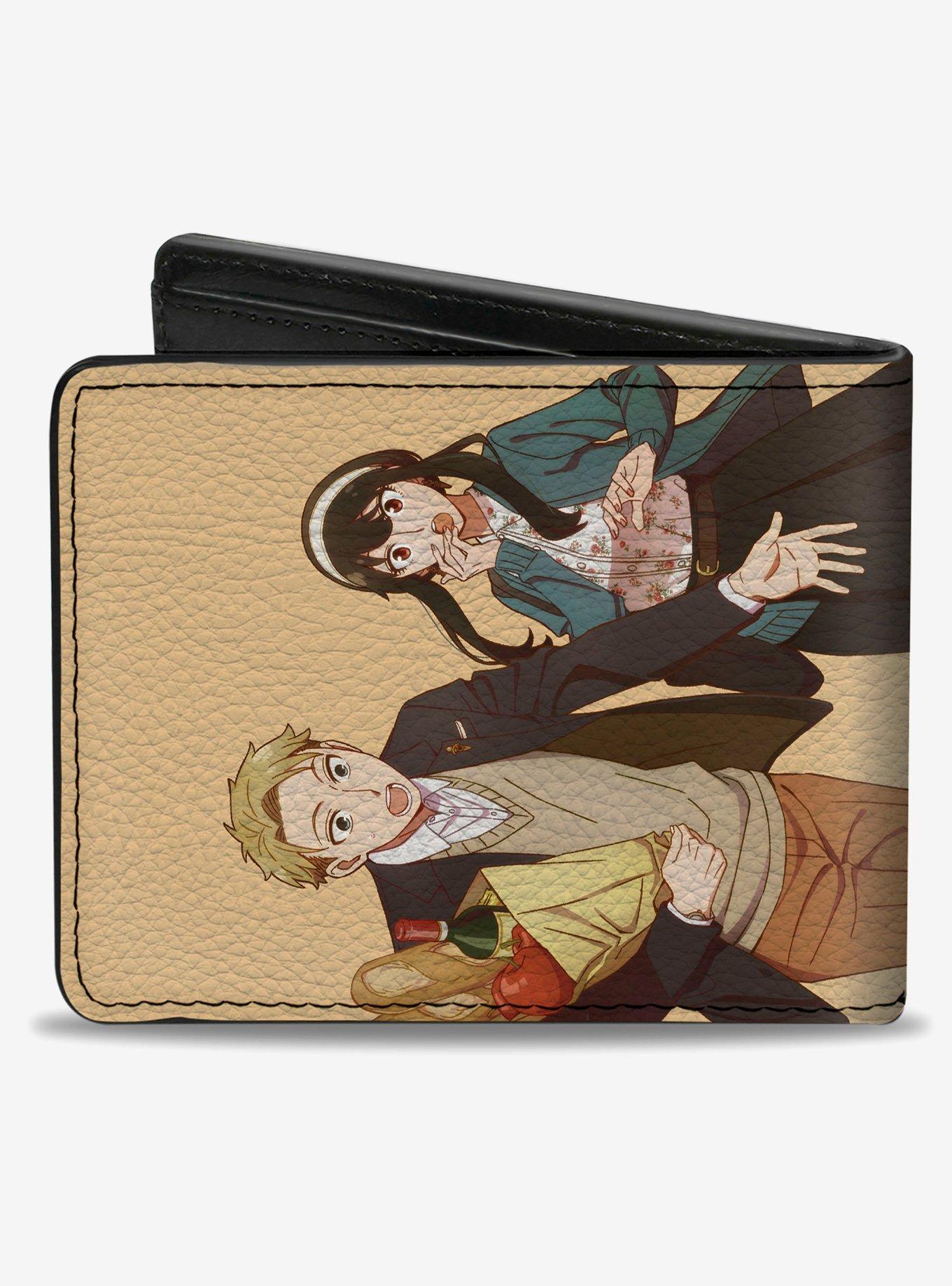 Spy x Family Forger Family Shopping Group Pose Beige Bifold Wallet, , hi-res