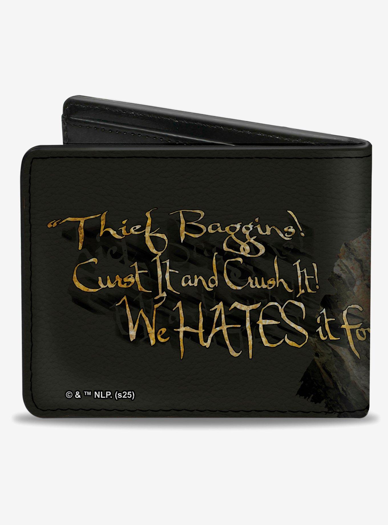 The Hobbit We Hates It Forever Gollum Quote Pose Bifold Wallet, , hi-res