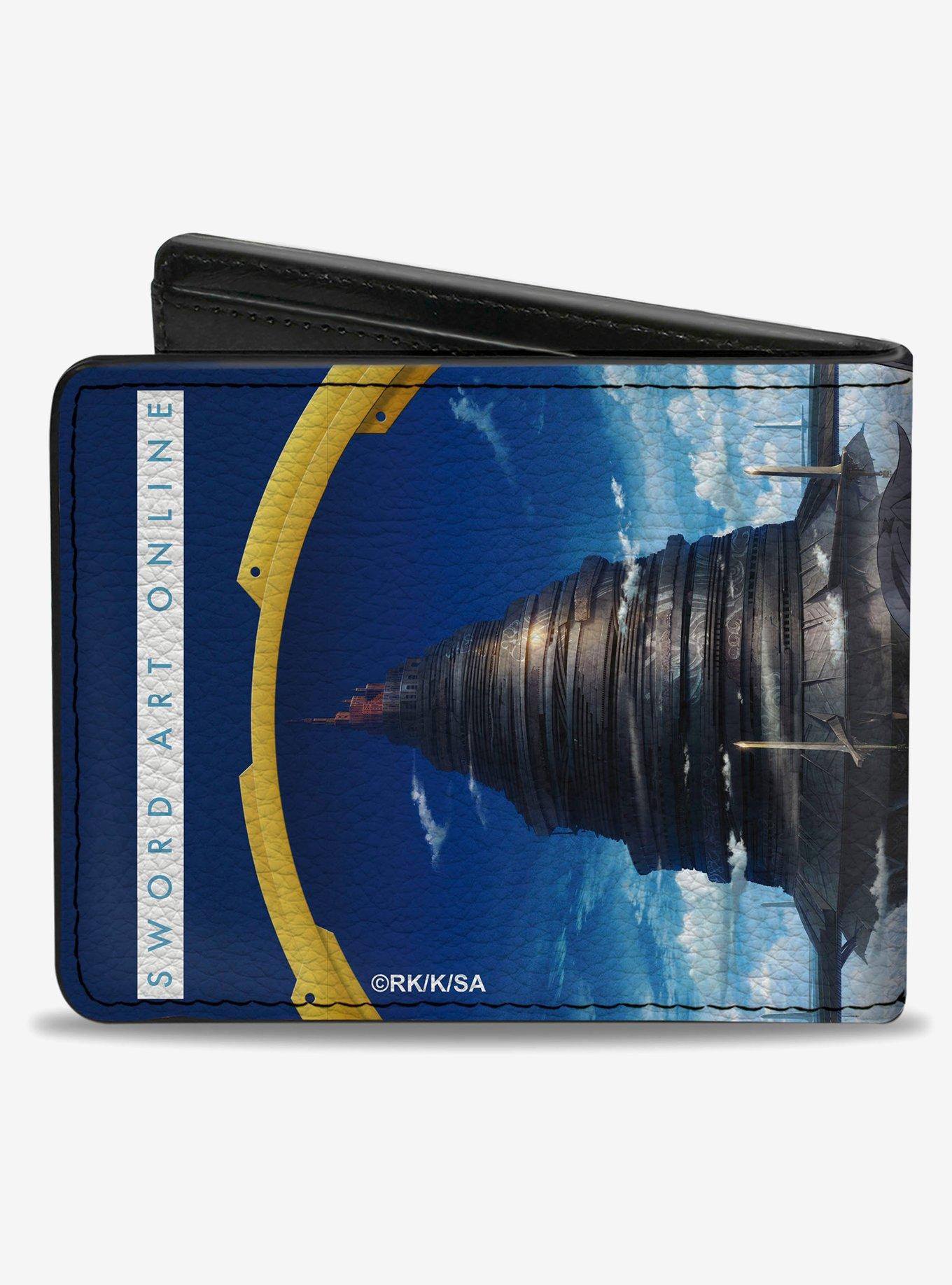 Sword Art Online Asuna & Kirito Aincrad Pose & Title Bifold Wallet, , hi-res