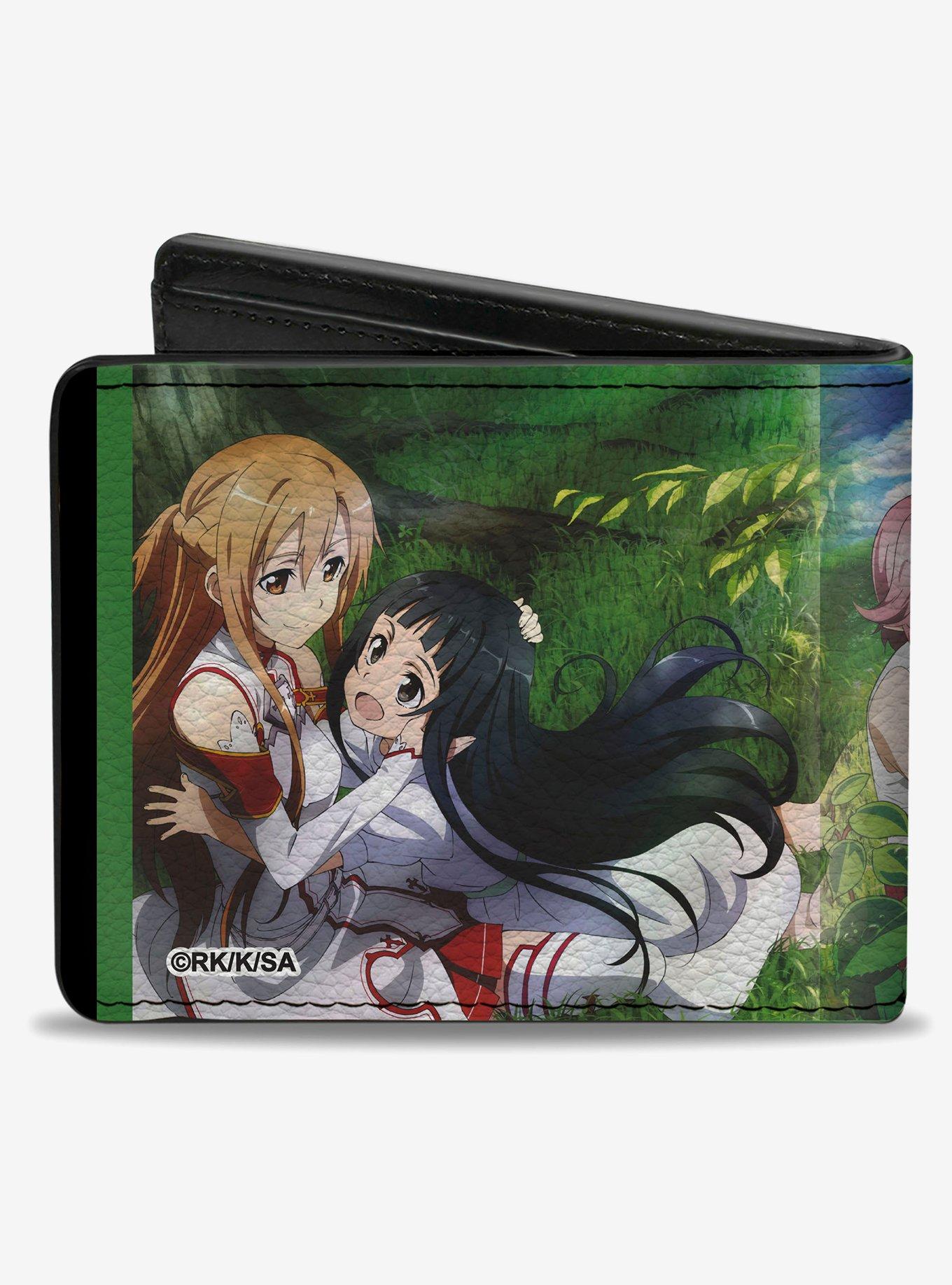 Sword Art Online Dengeki Bunko Magazine Girls Scenes Bifold Wallet, , hi-res