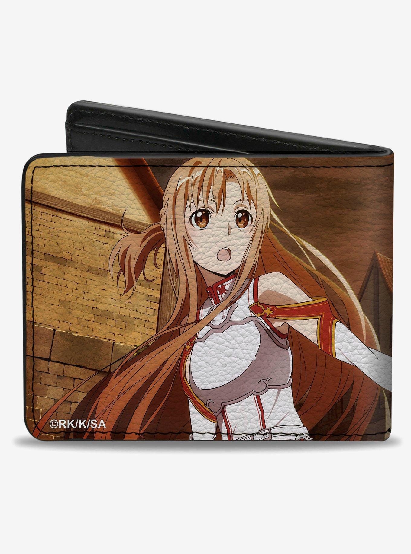 Sword Art Online Three Character Group Scene Bifold Wallet, , hi-res