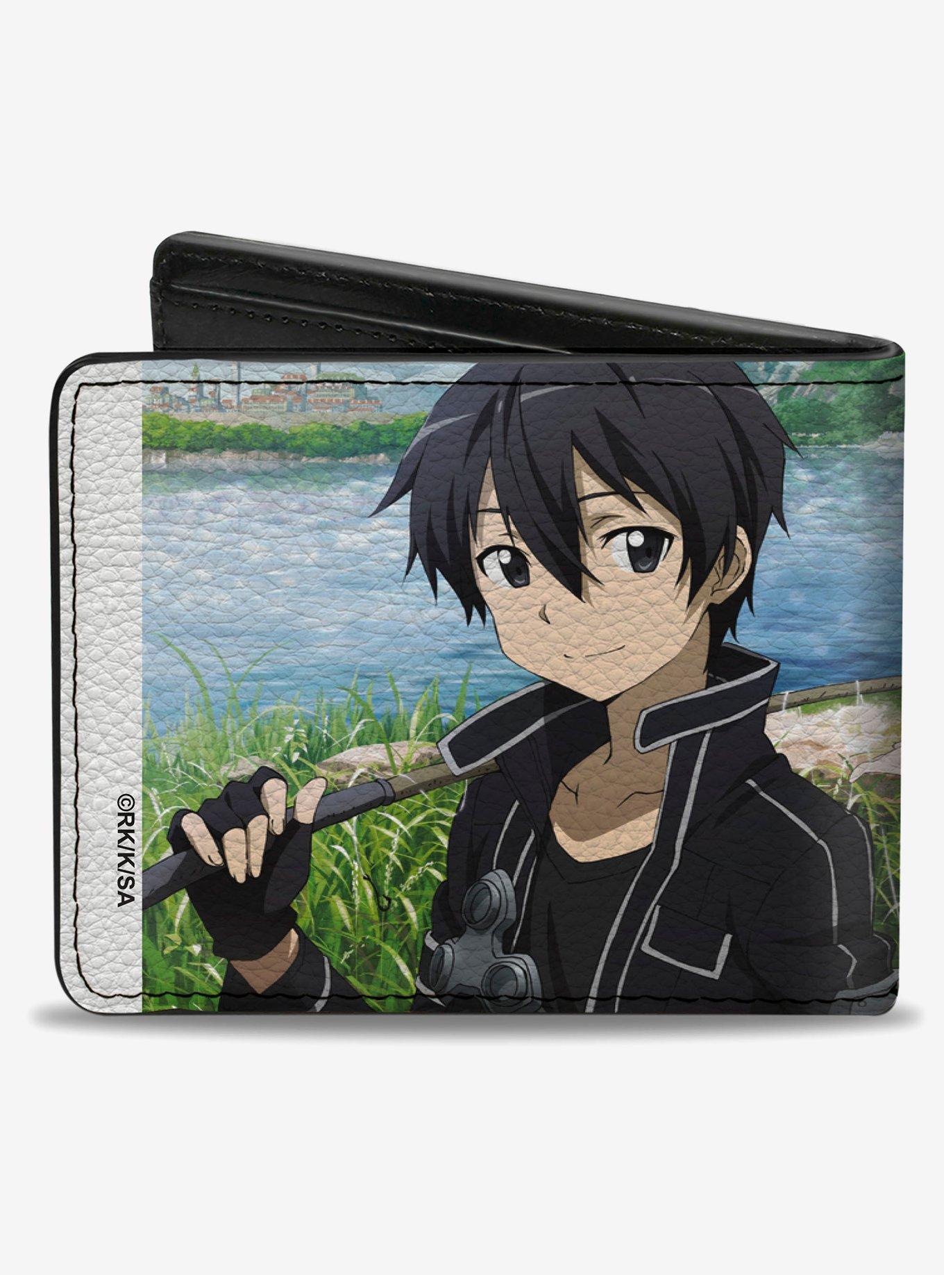 Sword Art Online Kirito Asuna & Yui Fishing Scene Bifold Wallet, , hi-res