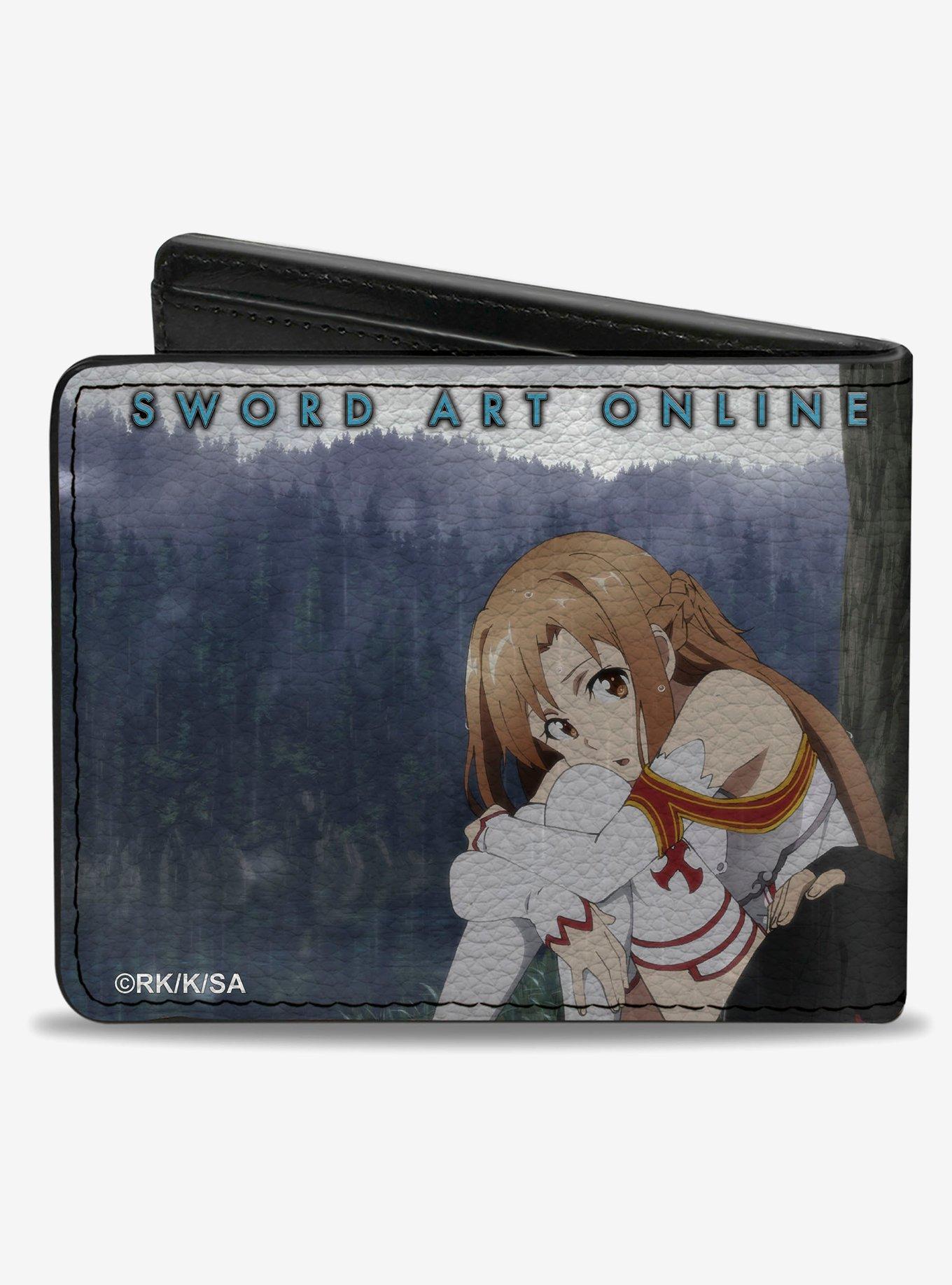 Sword Art Online Asuna & Kirito Forest Sitting Scene Bifold Wallet, , hi-res