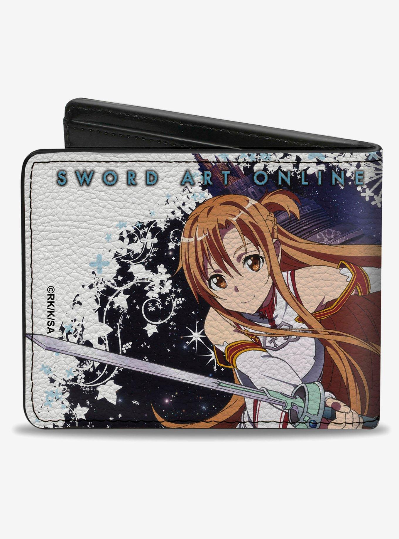 Sword Art Online Asuna & Kirito Swords Pose Bifold Wallet, , hi-res