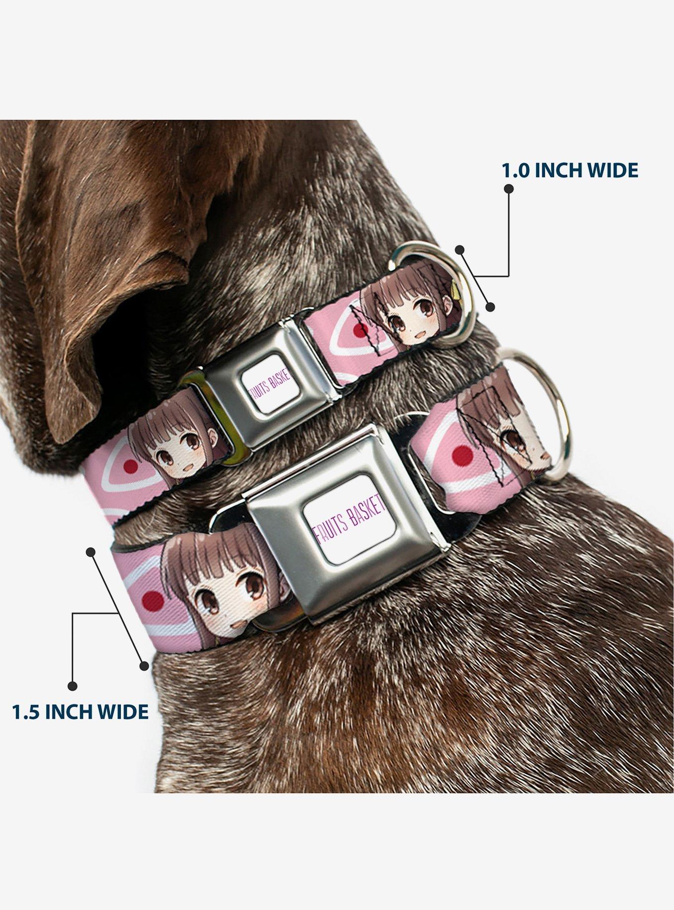 Fruits Basket Chibi Tohru & Kimono Rice Ball Seatbelt Buckle Dog Collar, , hi-res