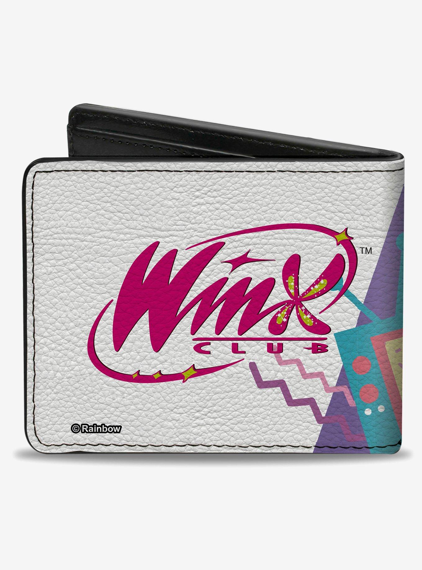 Winx Club Character Group Pose & Logo Multi Bifold Wallet, , hi-res