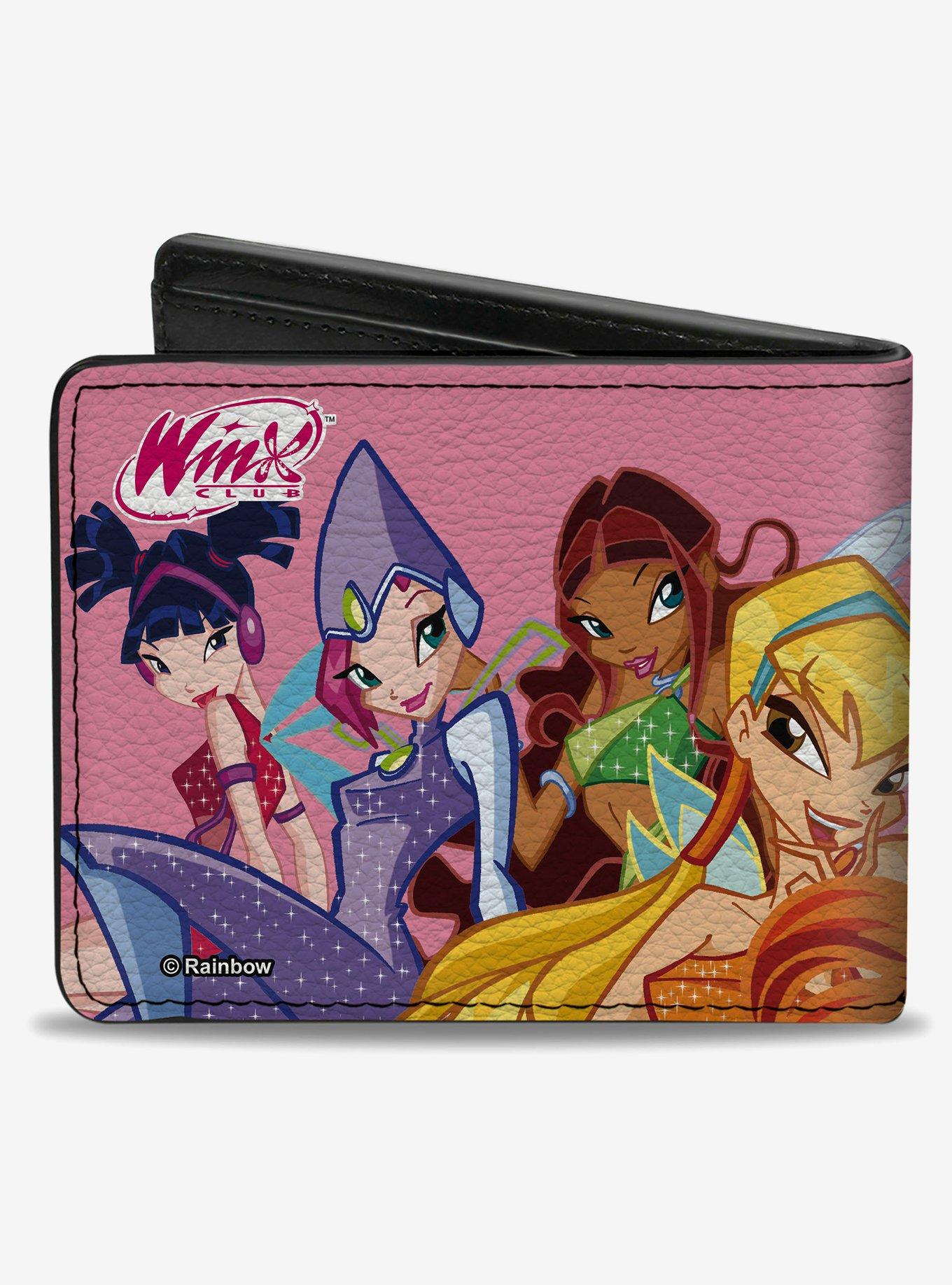 Winx Club Fairies Character Group Pose Bifold Wallet, , hi-res