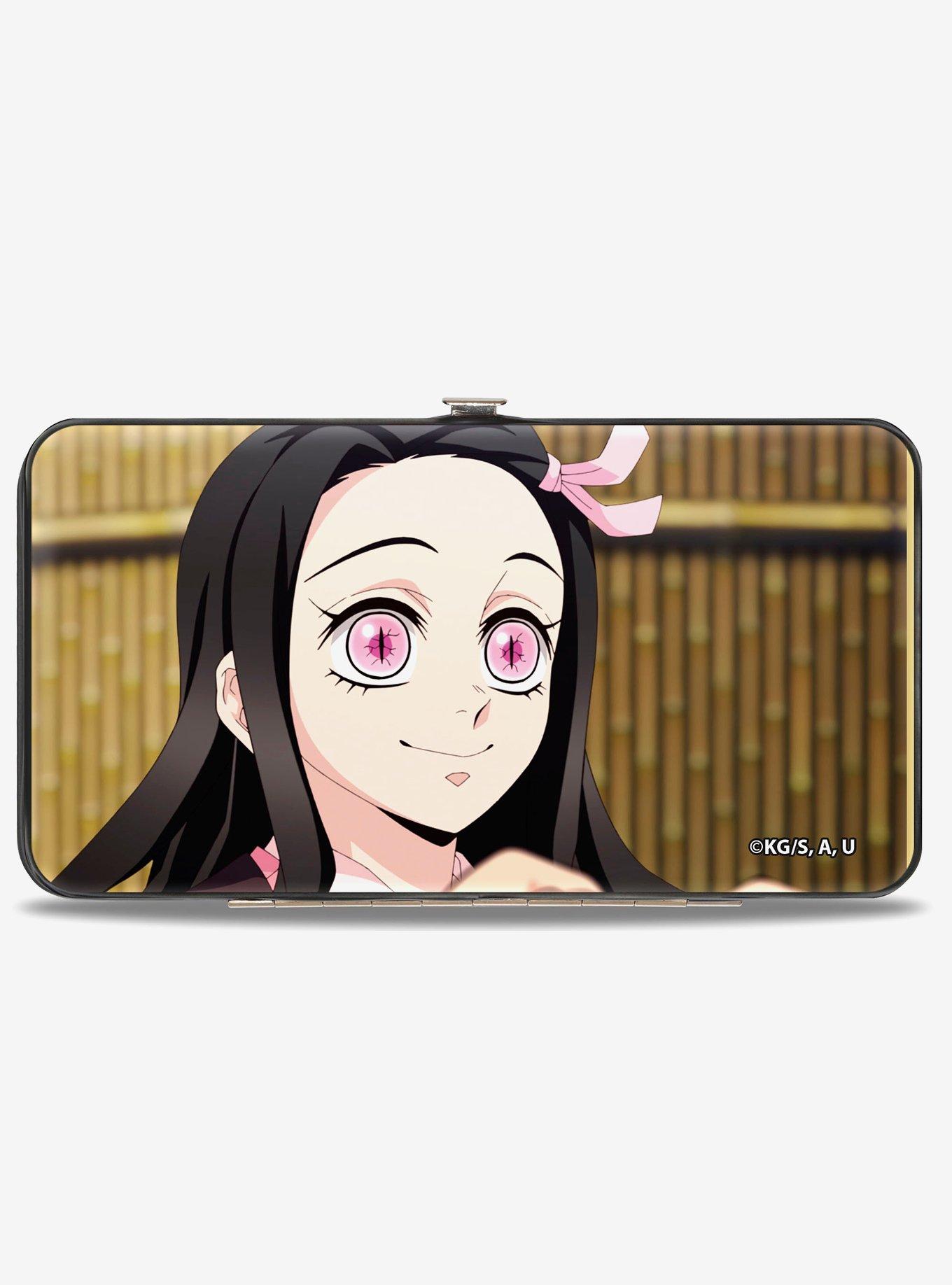 Demon Slayer Zenitsu & Nezuko Smiling Poses & Title Hinged Wallet, , hi-res