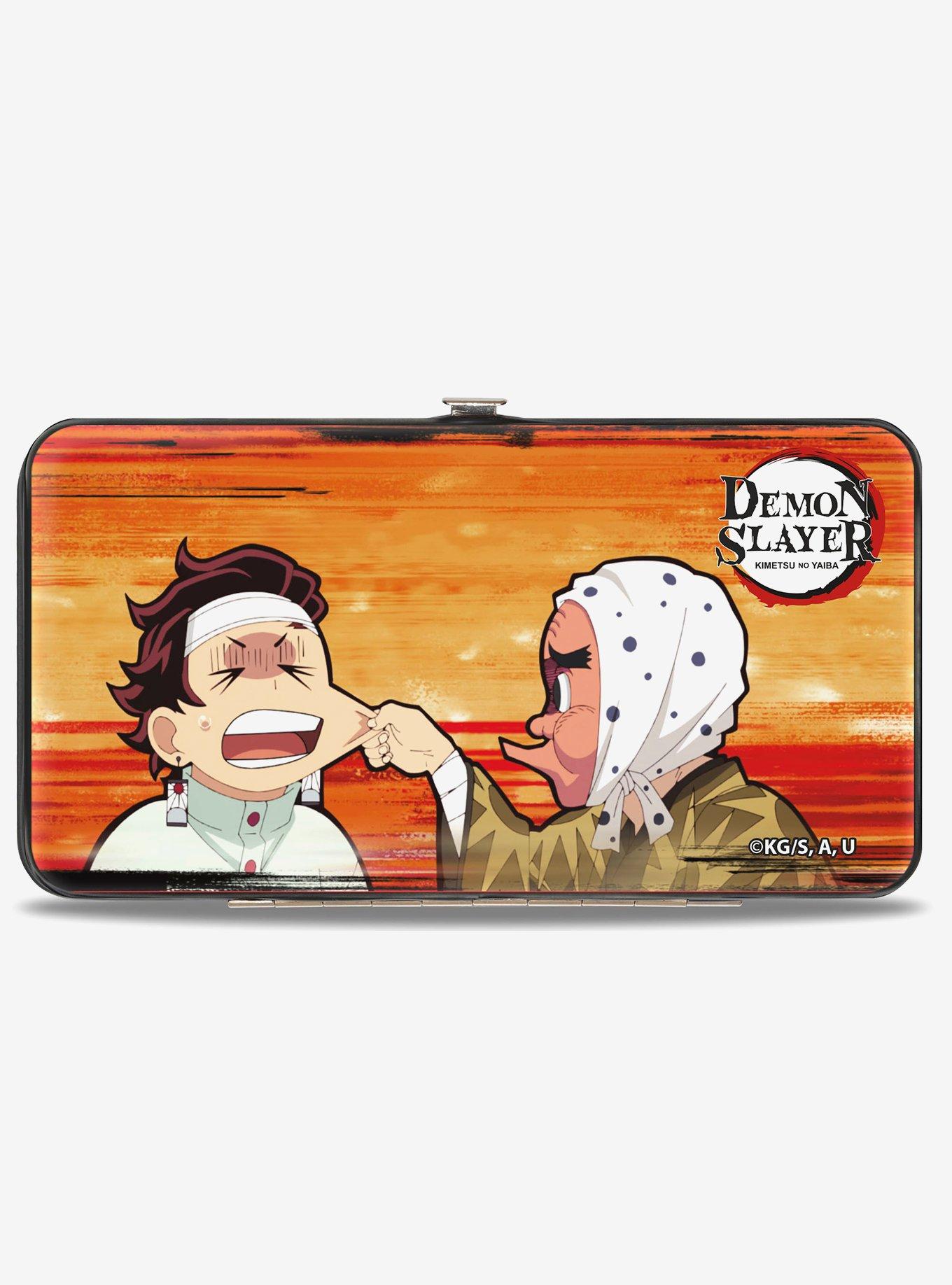 Demon Slayer Hotaru and Tanjiro Cheek Scene & Pose Hinged Wallet, , hi-res