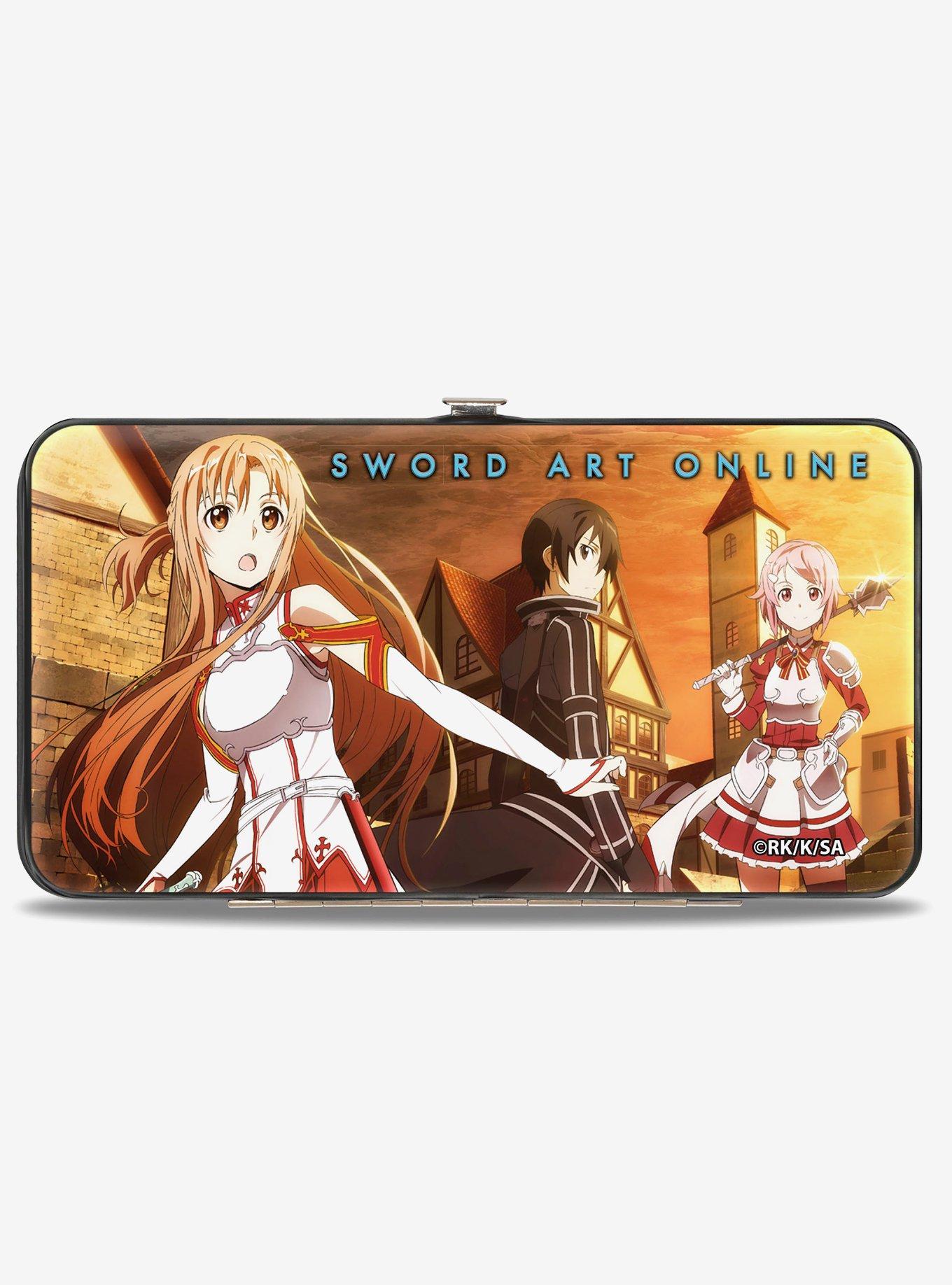 Sword Art Online Two Kirito Scenes Hinged Wallet, , hi-res