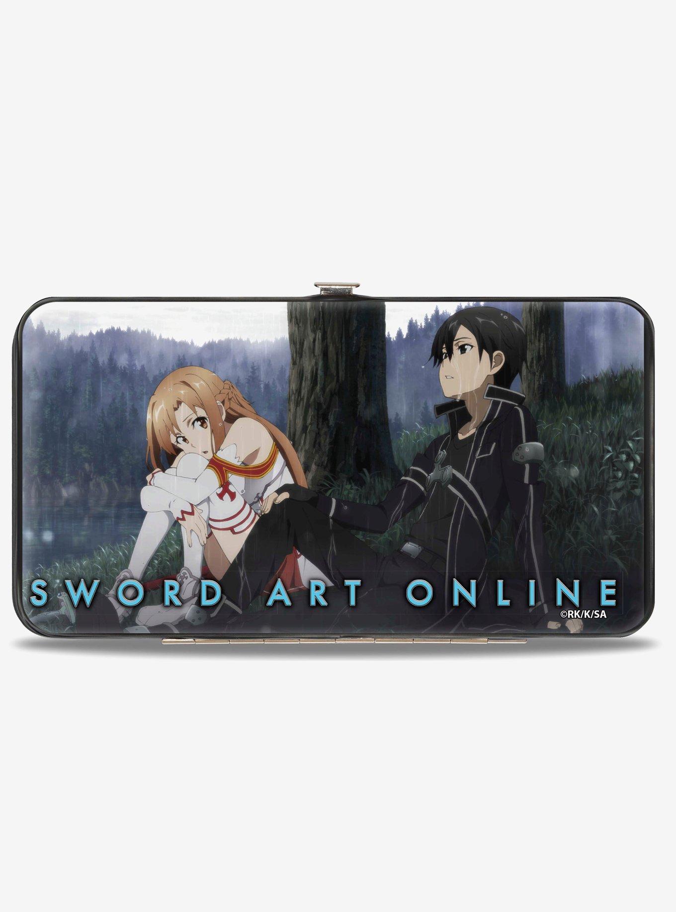 Sword Art Online Asuna & Kirito Game & Life Scenes Hinged Wallet, , hi-res