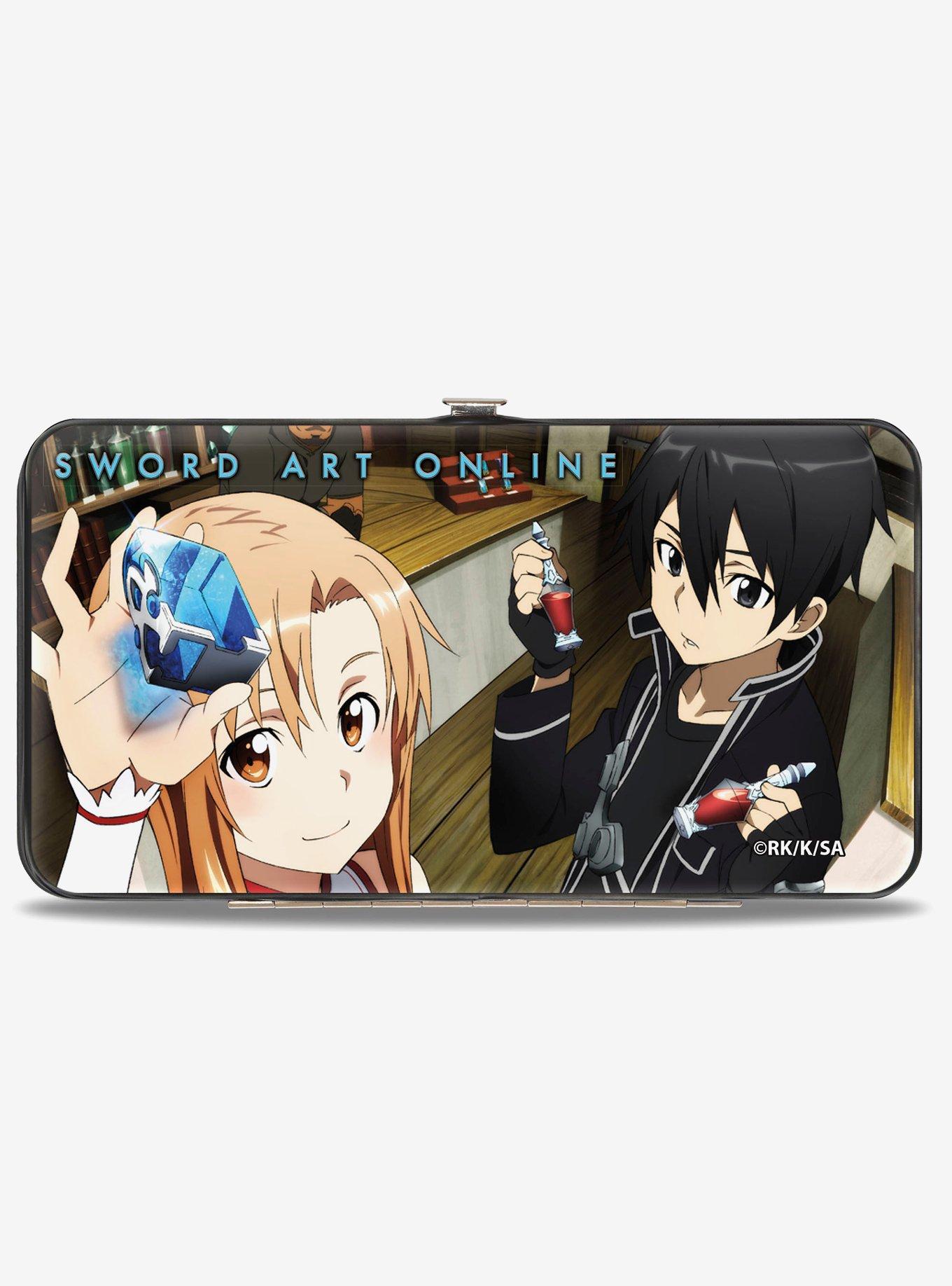 Sword Art Online Two Character Group Scenes Hinged Wallet, , hi-res