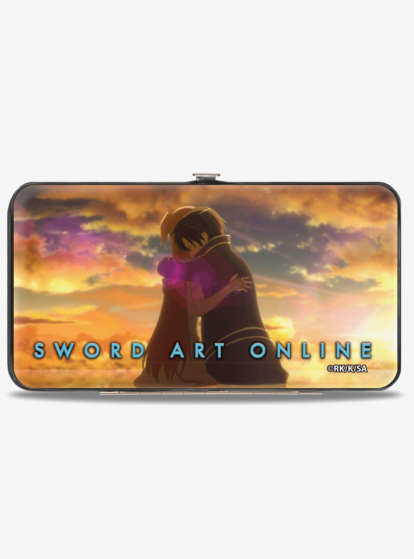 Sword Art Online Asuna & Kirito Hugging Scenes Hinged Wallet, , hi-res