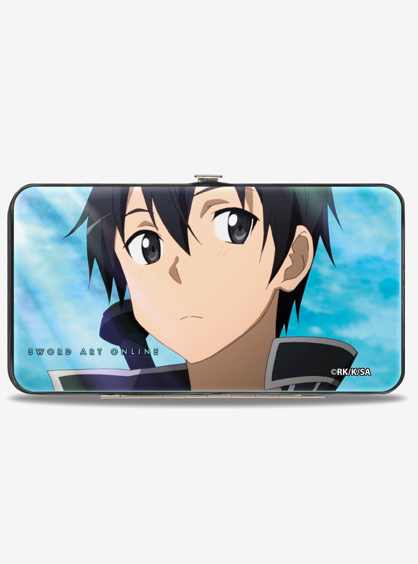 Sword Art Online Kirito & Asuna Sun Rays Faces Hinged Wallet, , hi-res