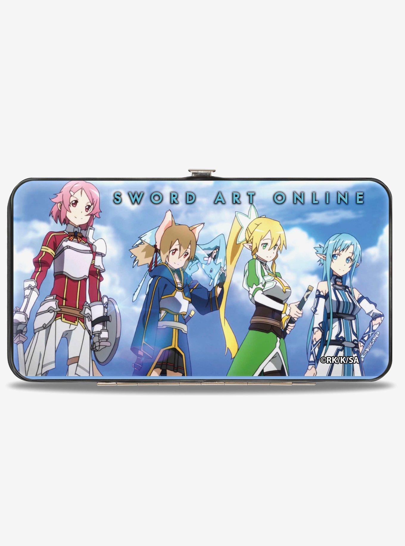 Sword Art Online Four Girls Game & Beach Scenes Hinged Wallet, , hi-res