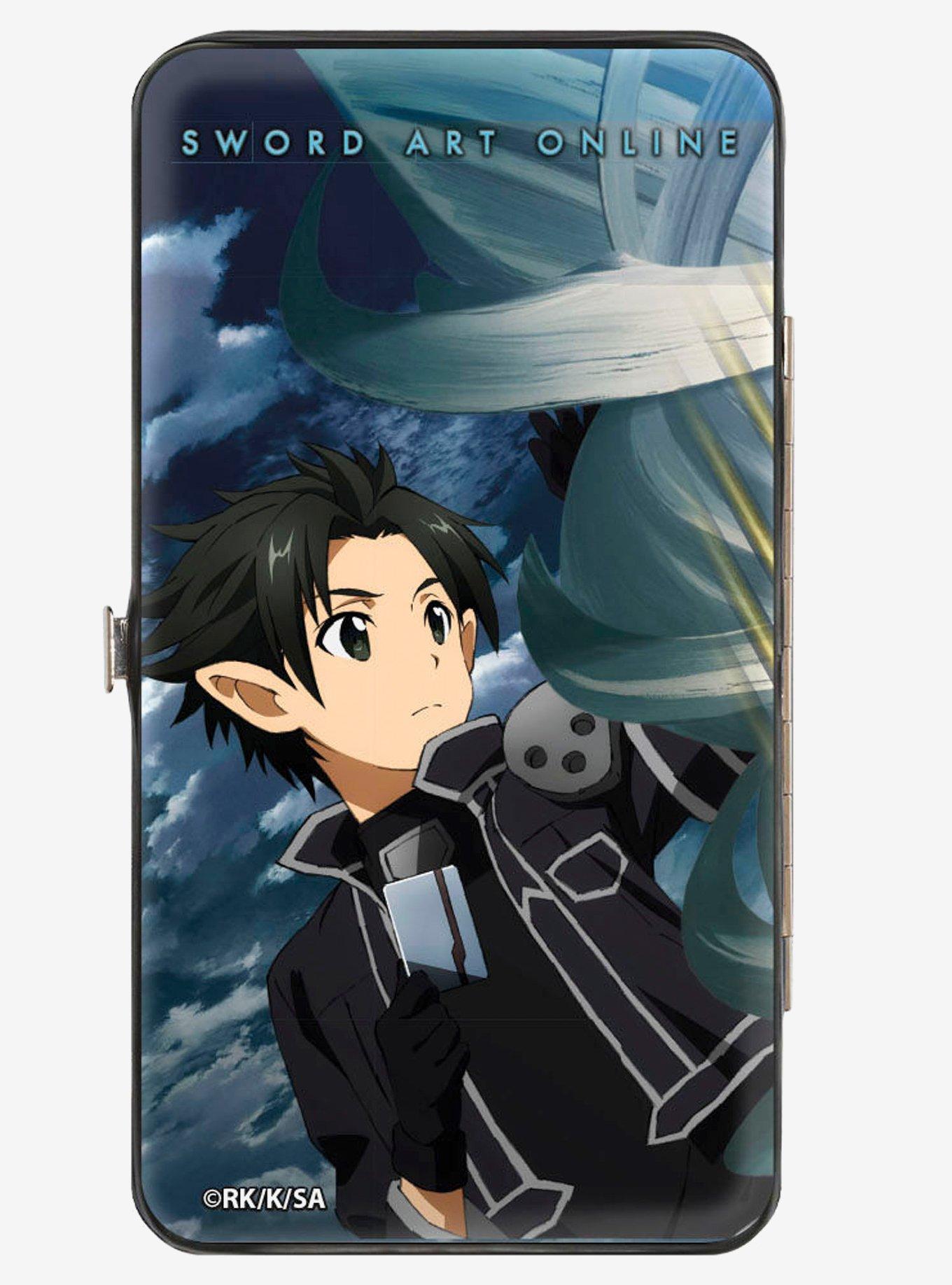 Sword Art Online Kirito Clouds & Asuna Cage Trap Scenes Hinged Wallet, , hi-res