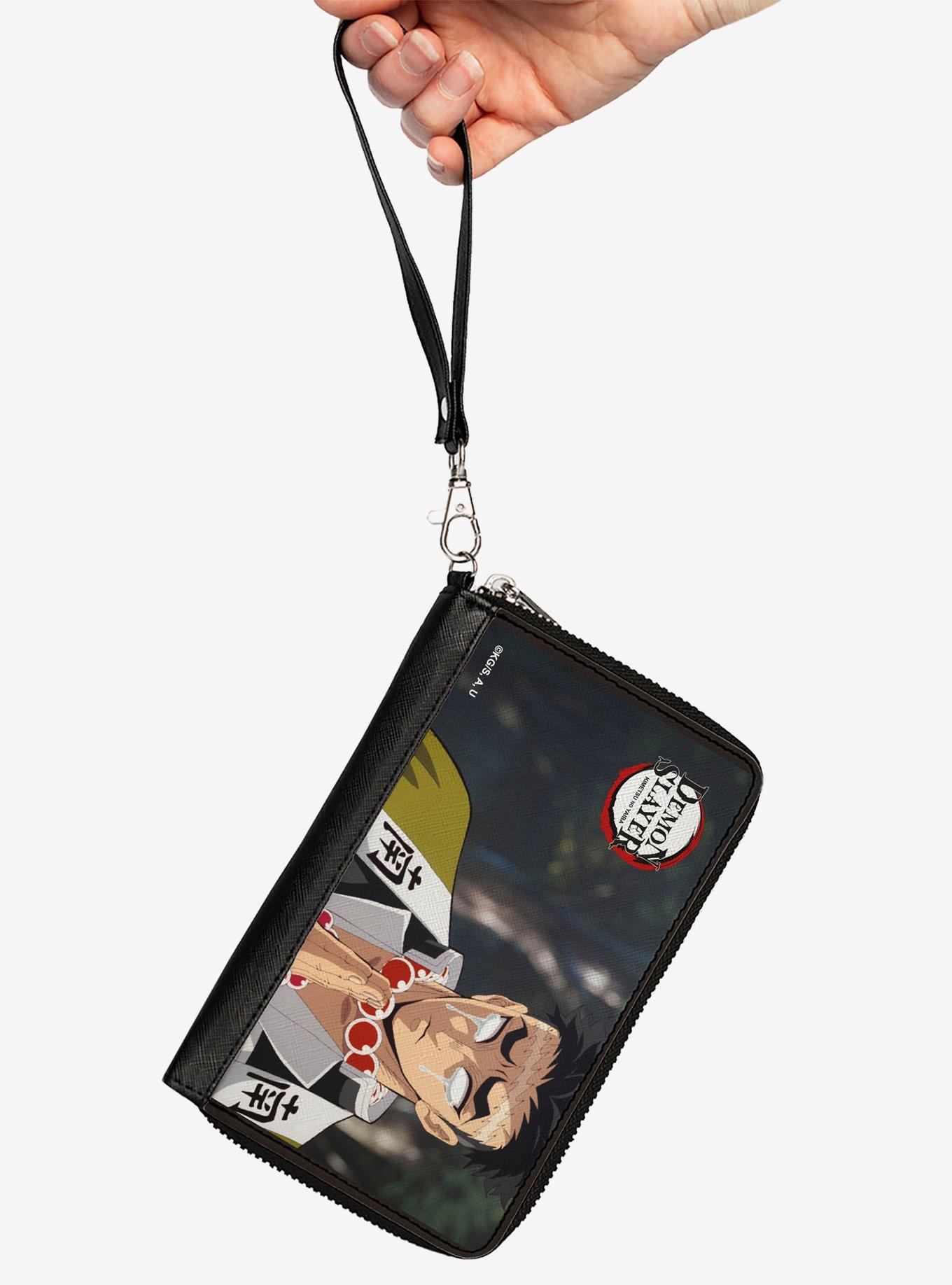 Demon Slayer Gyomei Himejima Crying Prayer Pose Zip Around Wallet, , hi-res