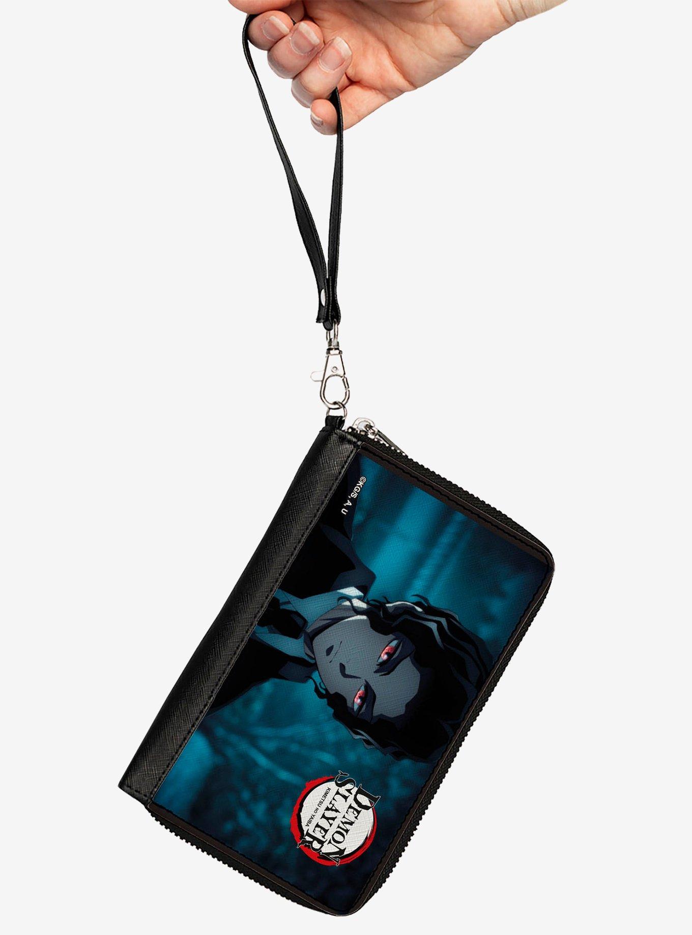 Demon Slayer Muzan Kibutsuji Scenery Pose Zip Around Wallet, , hi-res
