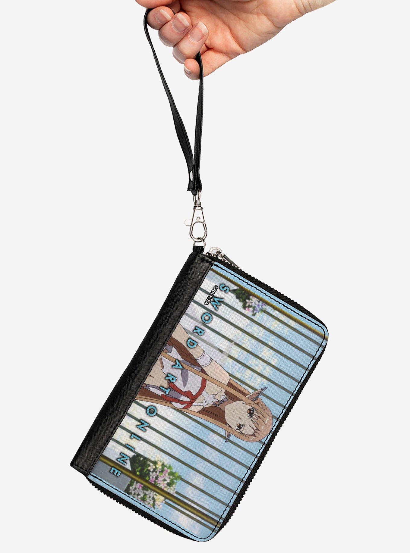 Sword Art Online Asuna Cage Pose Scene Zip Around Wallet, , hi-res