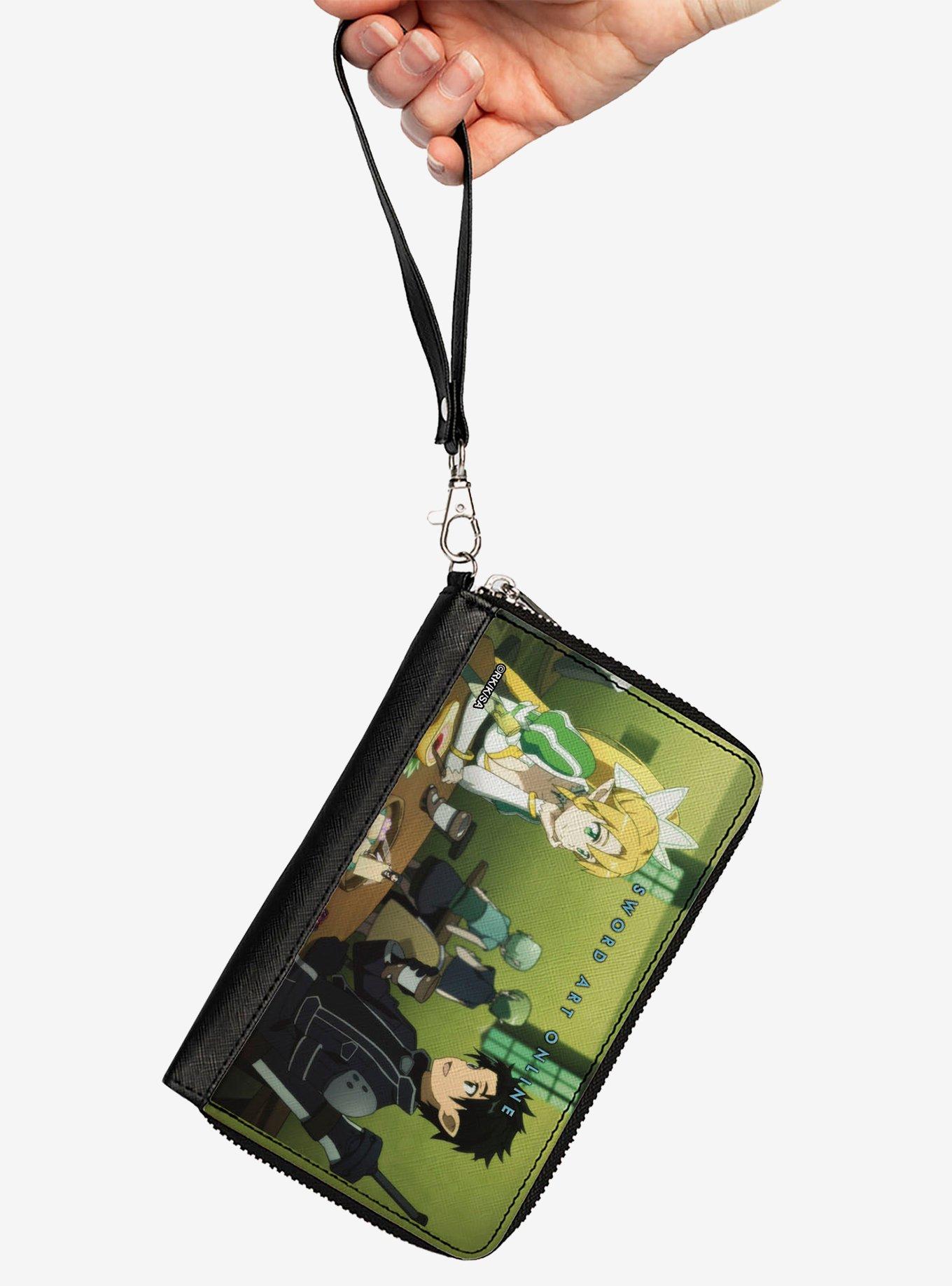 Sword Art Online Leafa & Kirito Scene Zip Around Wallet, , hi-res