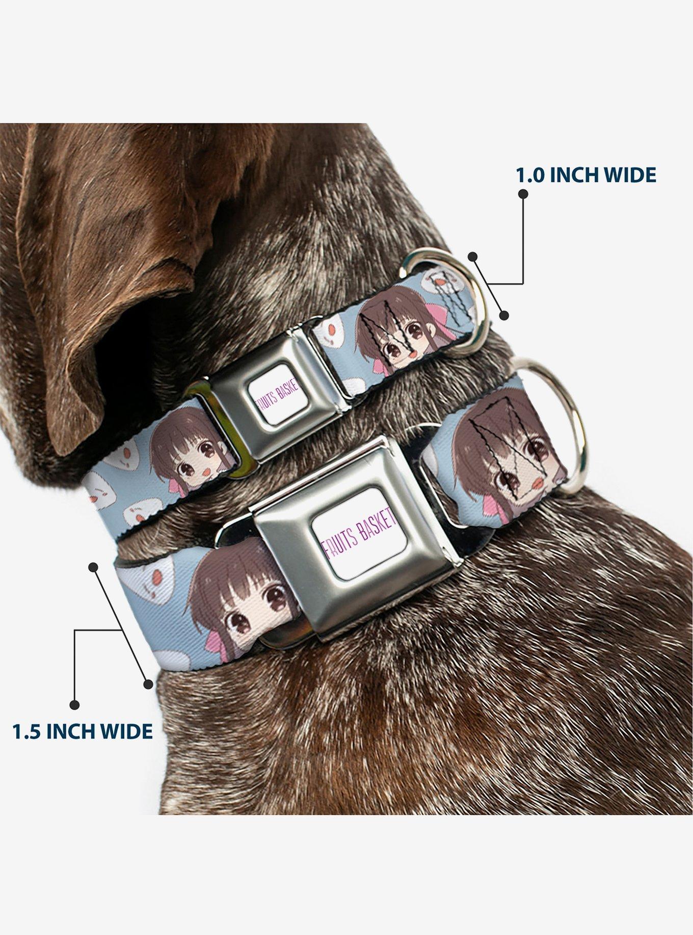 Fruits Basket Chibi Tohru & Rice Ball Seatbelt Buckle Dog Collar, , hi-res