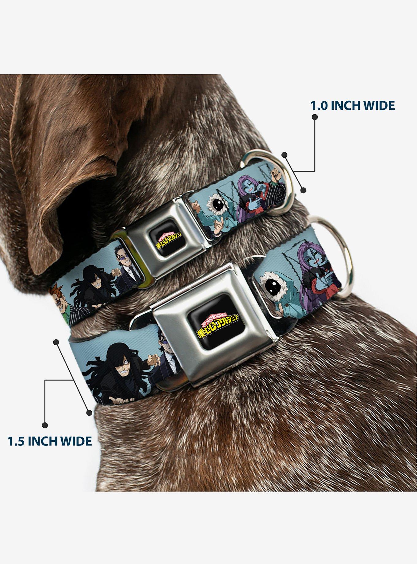 My Hero Academia Five Meta Liberation Army Villains Seatbelt Buckle Dog Collar, , hi-res