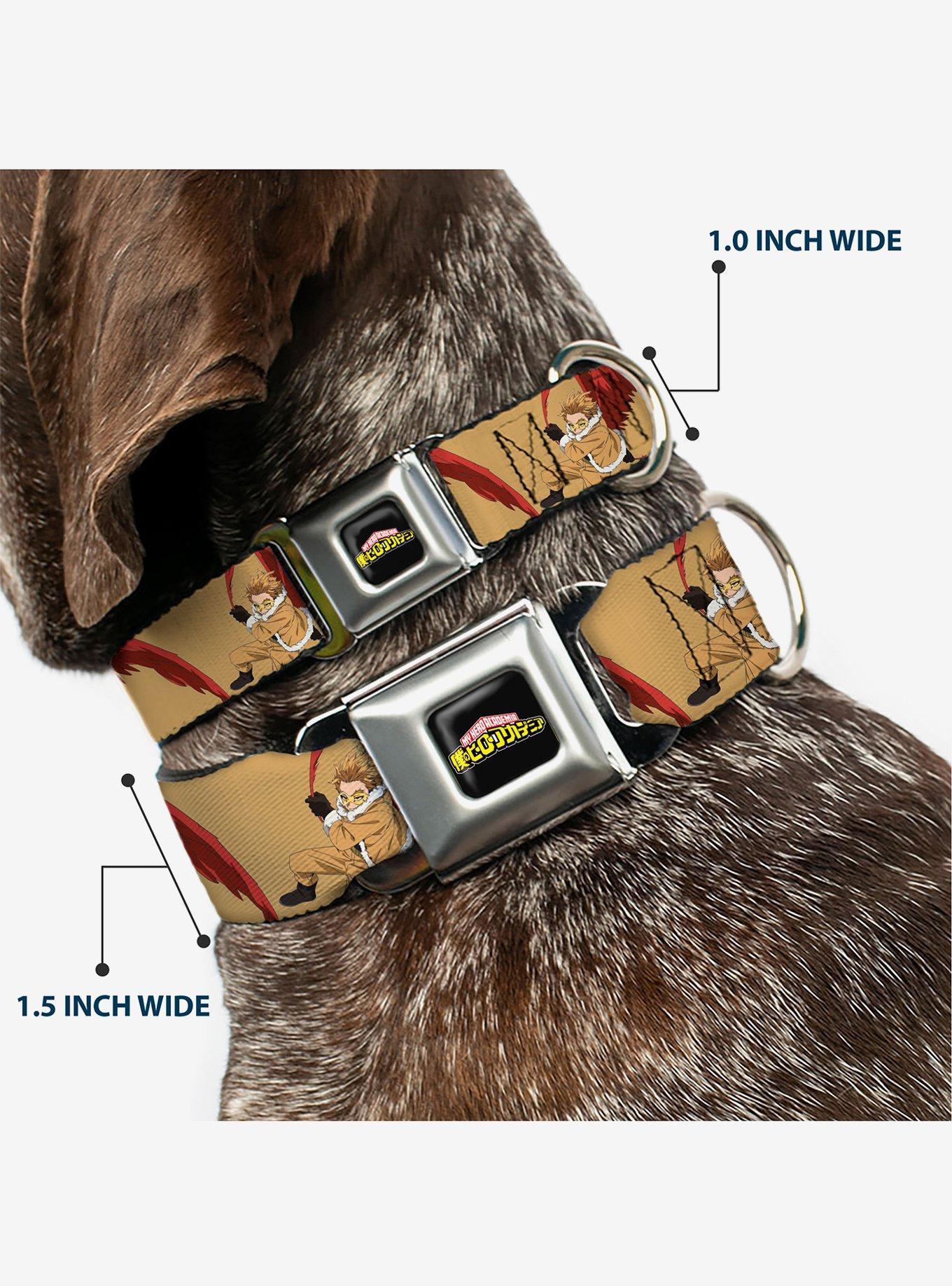 My Hero Academia Keigo Takami Hawks Action Pose Seatbelt Buckle Dog Collar, , hi-res