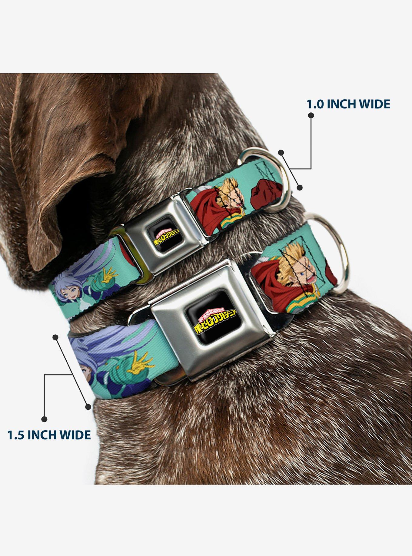 My Hero Academia The Big 3 Action Poses Seatbelt Buckle Dog Collar, , hi-res